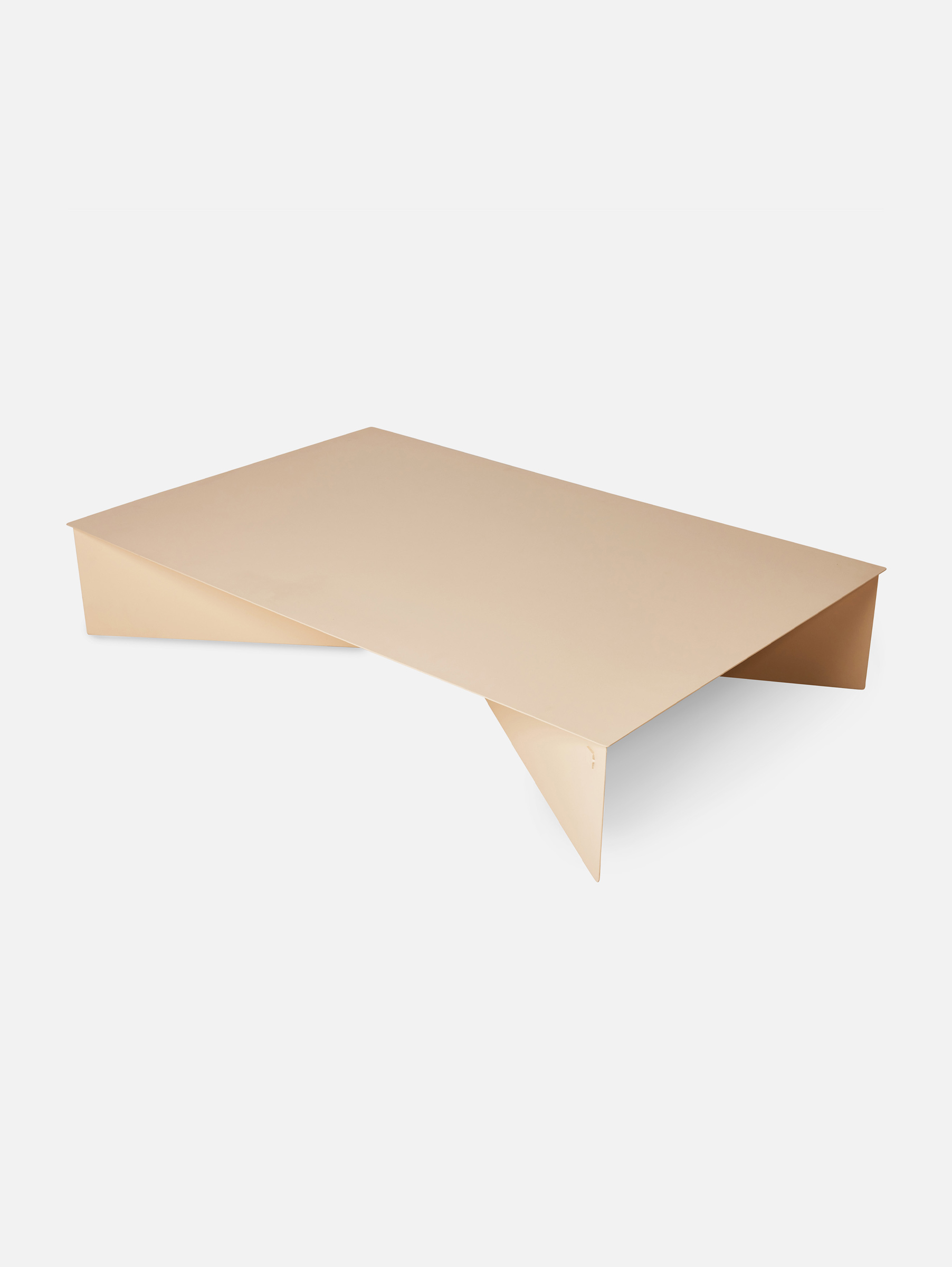 Metall Couchtisch 110x70 cm - Cream Metall Couchtisch 110x70 cm - Cream