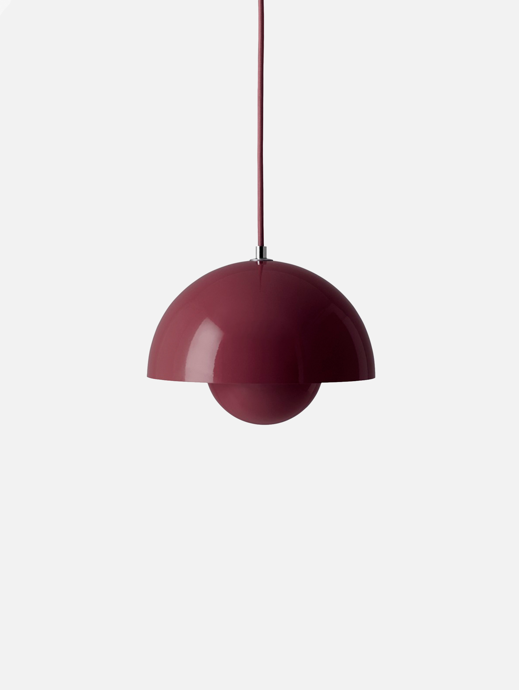 Flowerpot Hängeleuchte VP1 - Dark plum Flowerpot Hängeleuchte VP1 - Dark plum