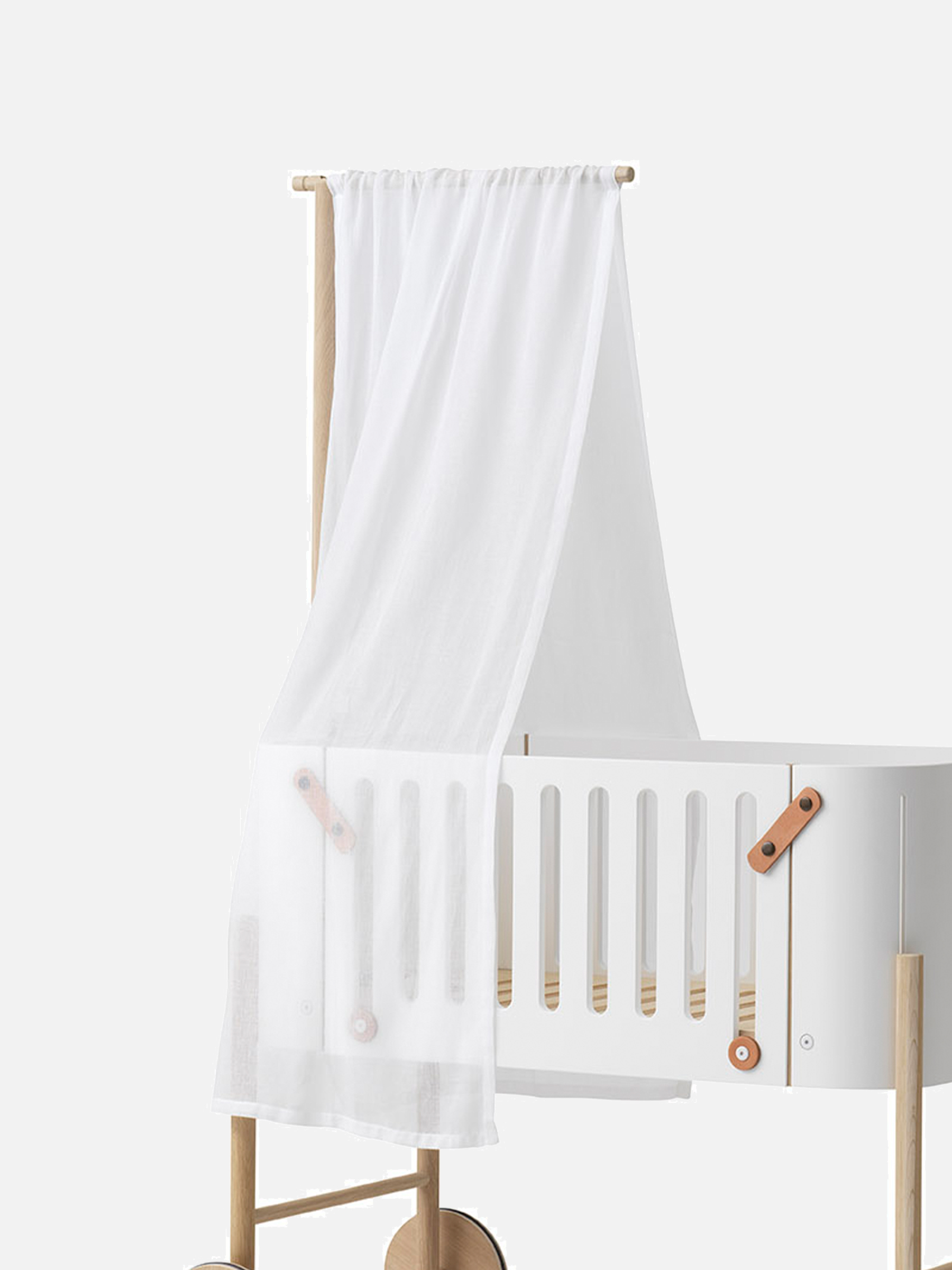 Wood Betthimmel für Beistellbett, weiß Wood Betthimmel für Beistellbett, weiß