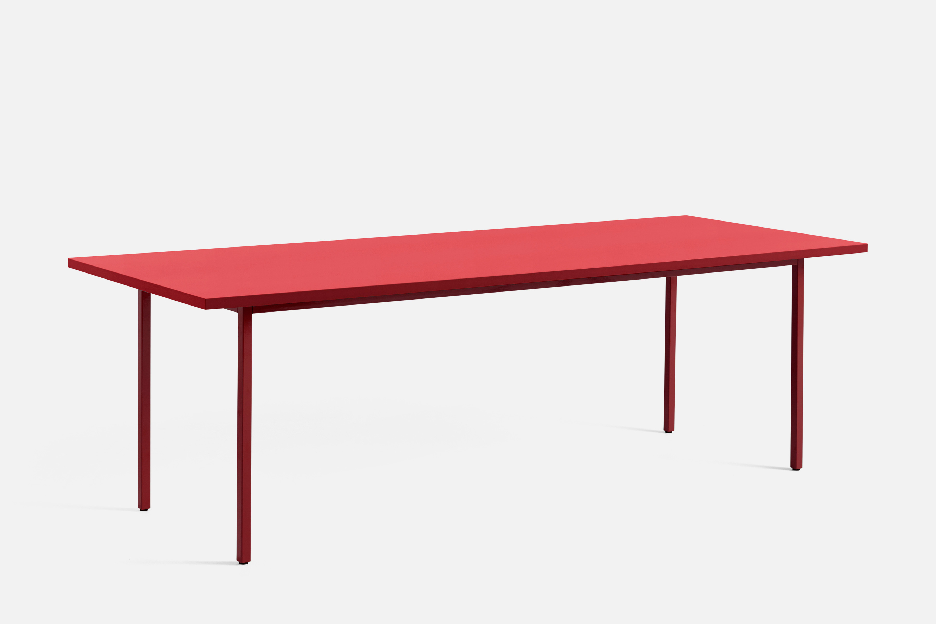 Two-Colour Tisch 240 x 90 cm Maroon rot / Rot Two-Colour Tisch 240 x 90 cm Maroon rot / Rot