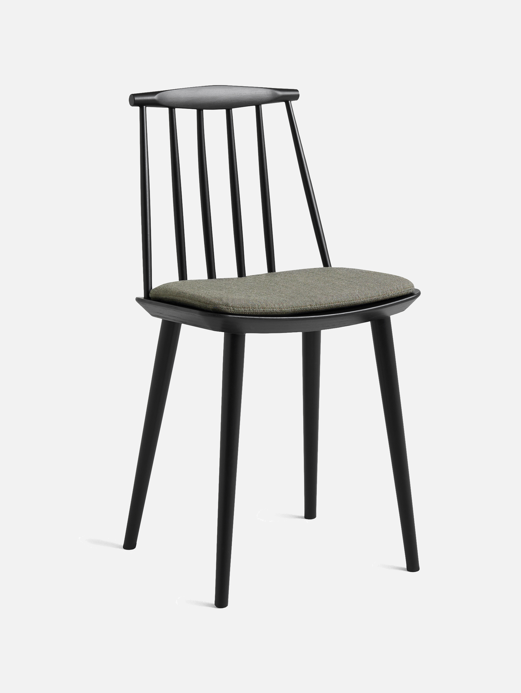 J77 Chair J-Series Black water-based lacquered beech J77 Chair J-Series Black water-based lacquered beech
