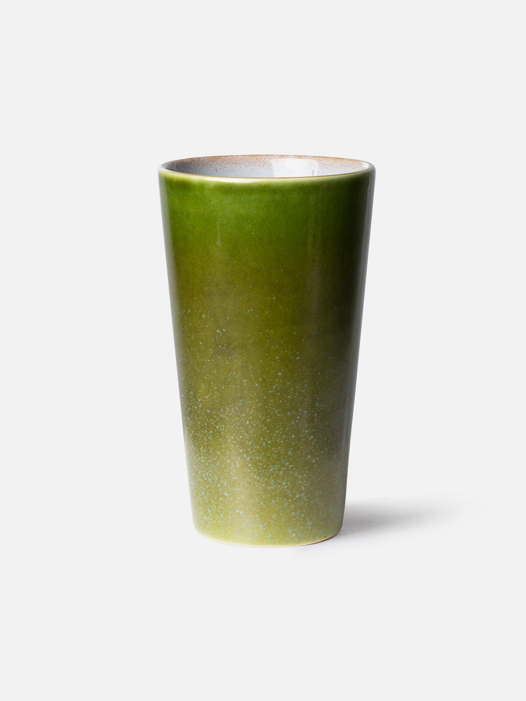 70s Keramik Latte Becher - Grass 70s Keramik Latte Becher - Grass