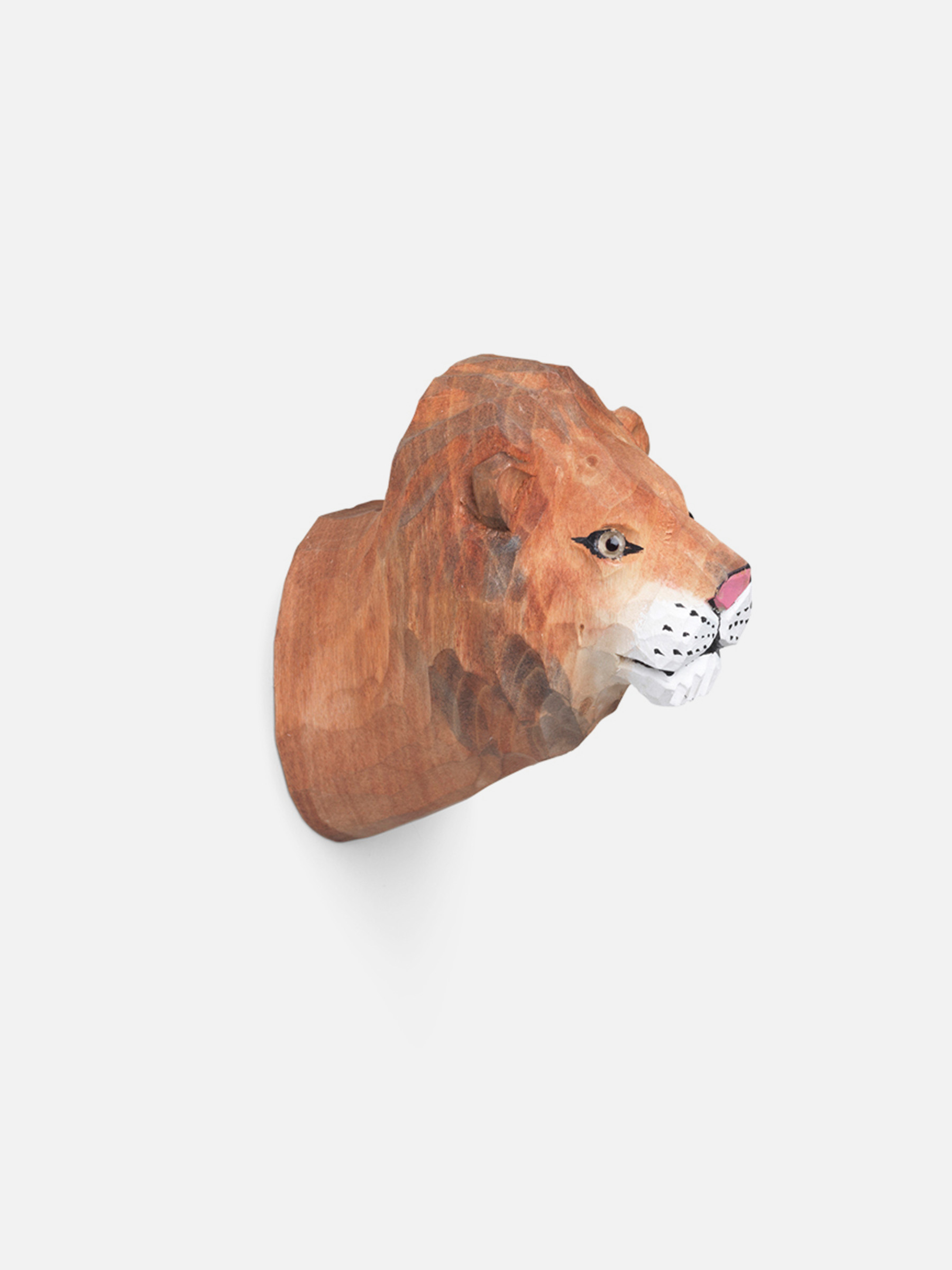 Animal handgeschnitzter Haken Löwe Animal handgeschnitzter Haken Löwe