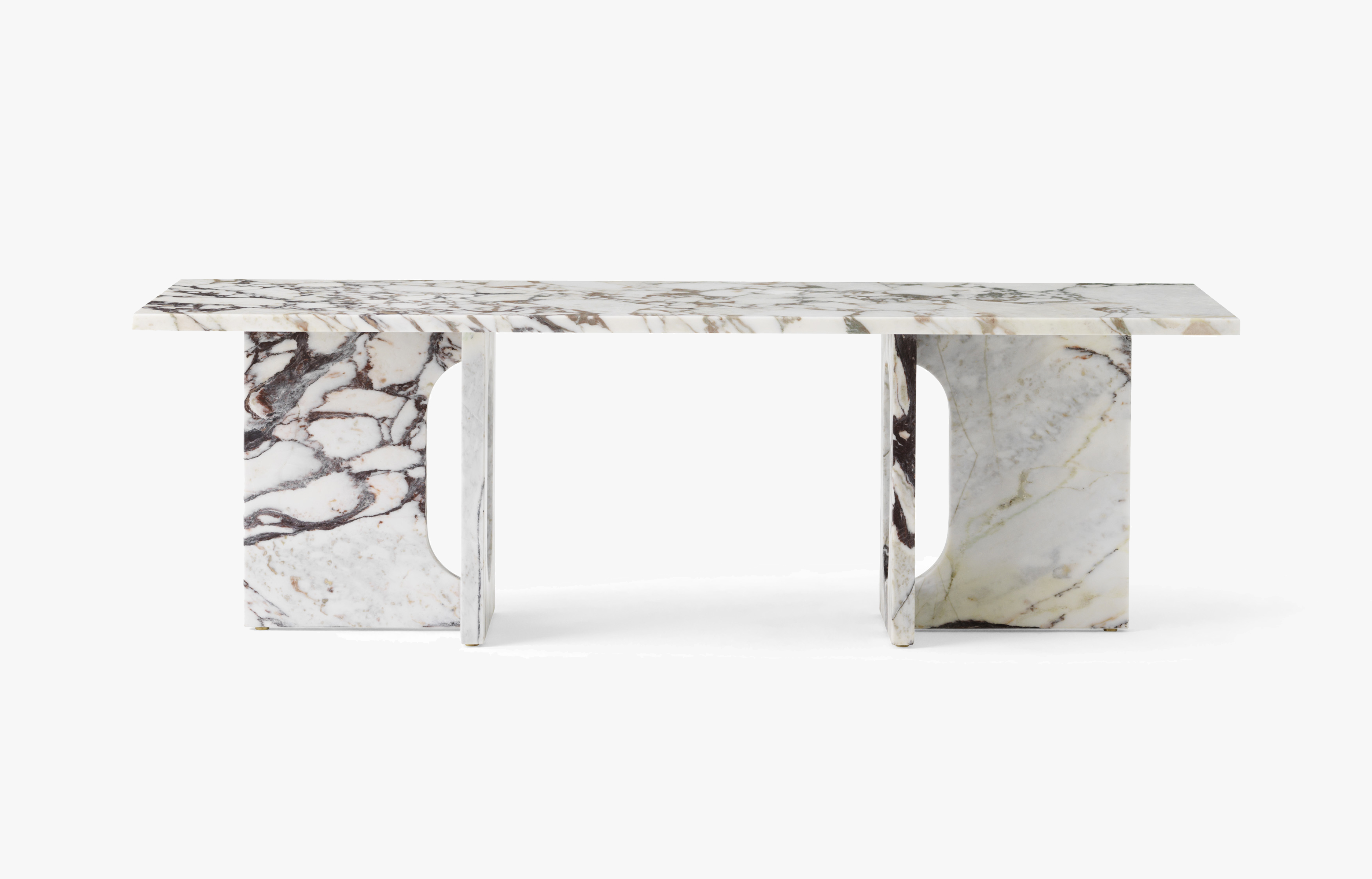 Androgyne Couchtisch 120x45 cm - Calacatta Viola