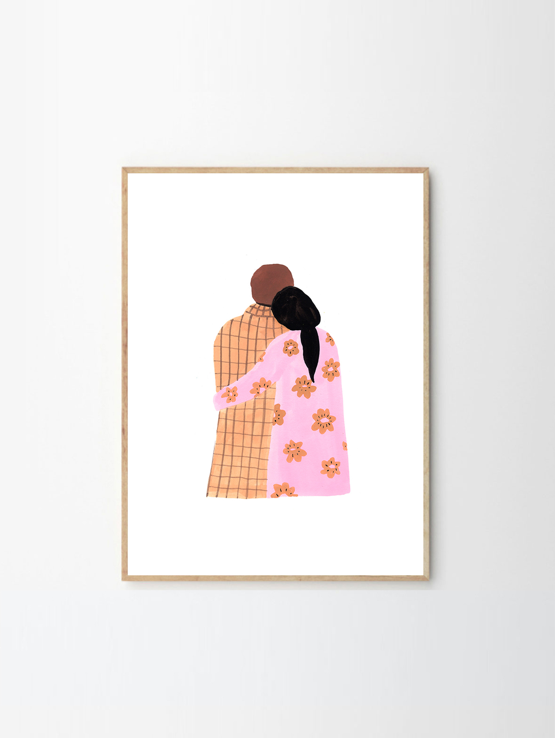 The Poster Club Laura Page Couple 30x40 The Poster Club Laura Page Couple 30x40