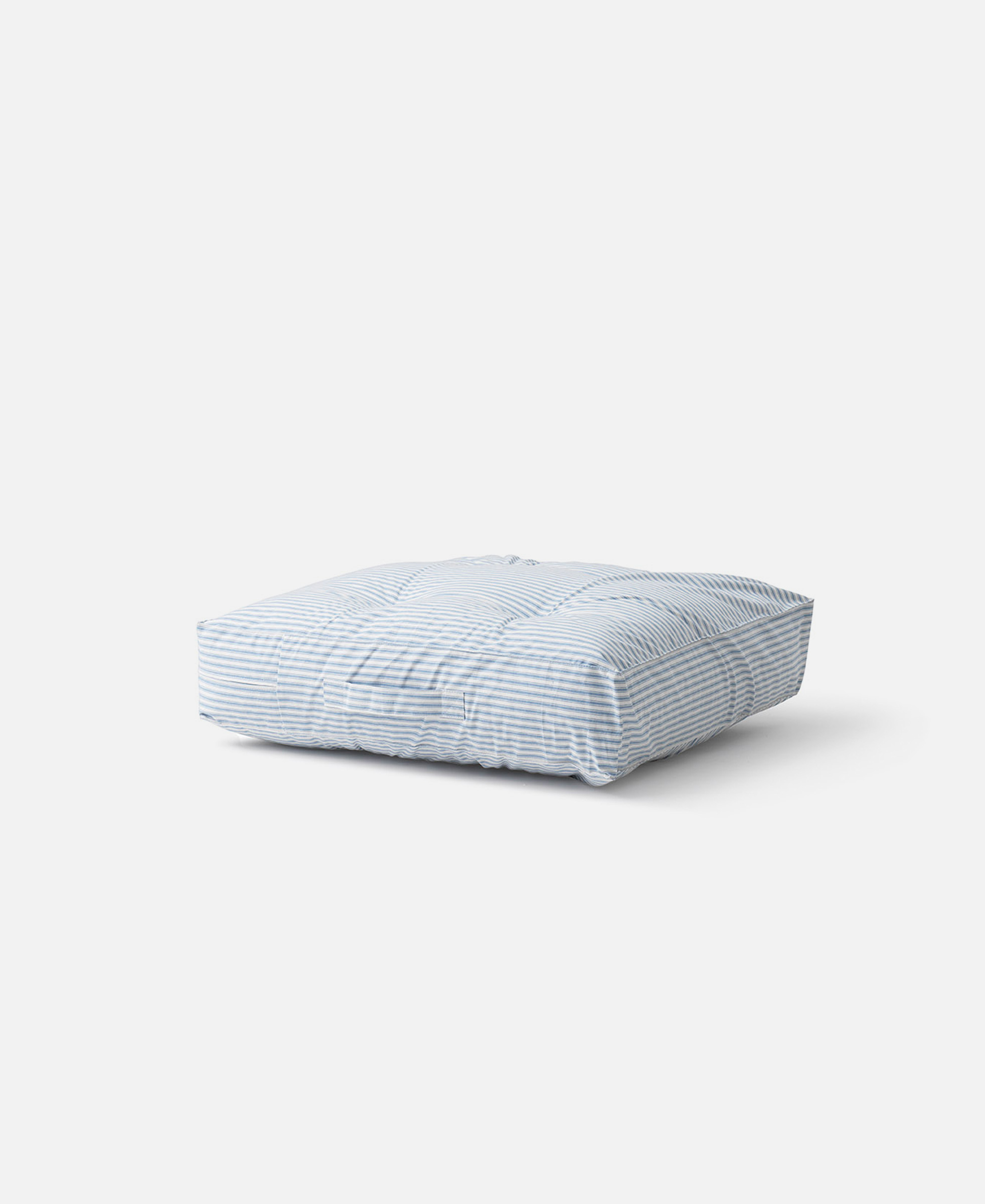 Seaside Classic Bodenkissen, Blaue Streifen Seaside Classic Bodenkissen, Blaue Streifen