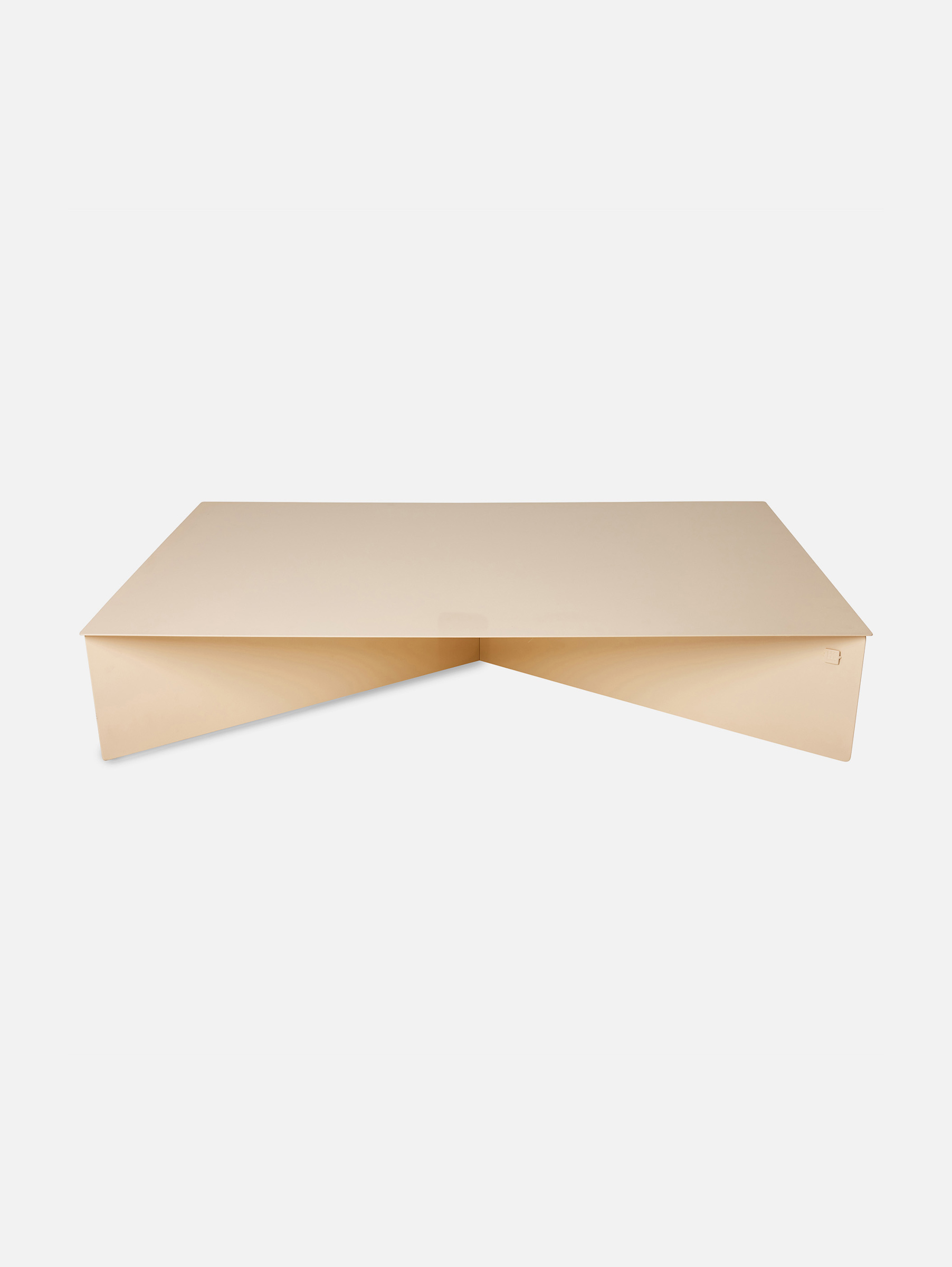 Metall Couchtisch 110x70 cm - Cream Metall Couchtisch 110x70 cm - Cream