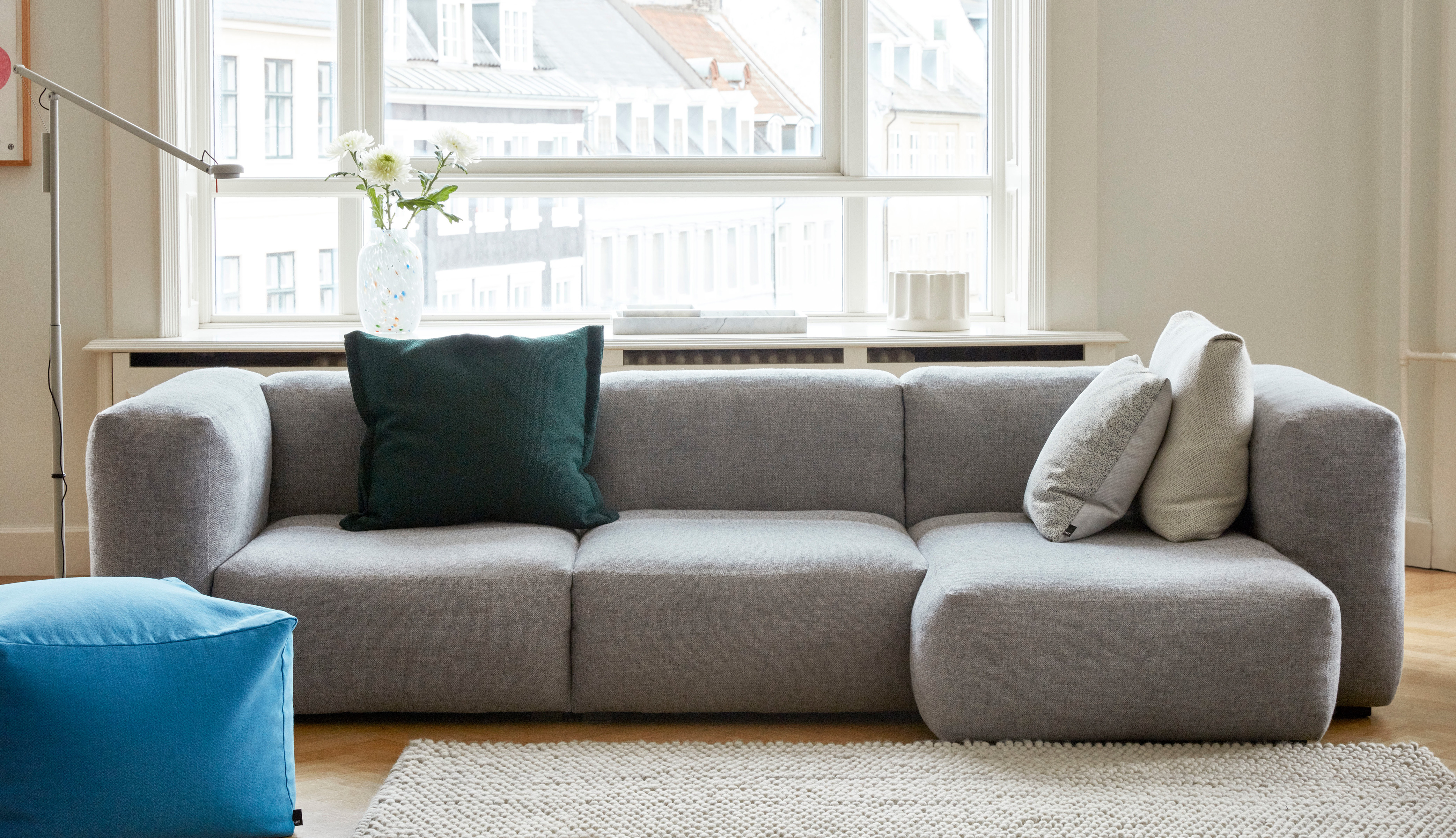 Peas Teppich Random 170x240 Soft grau Peas Teppich Random 170x240 Soft grau