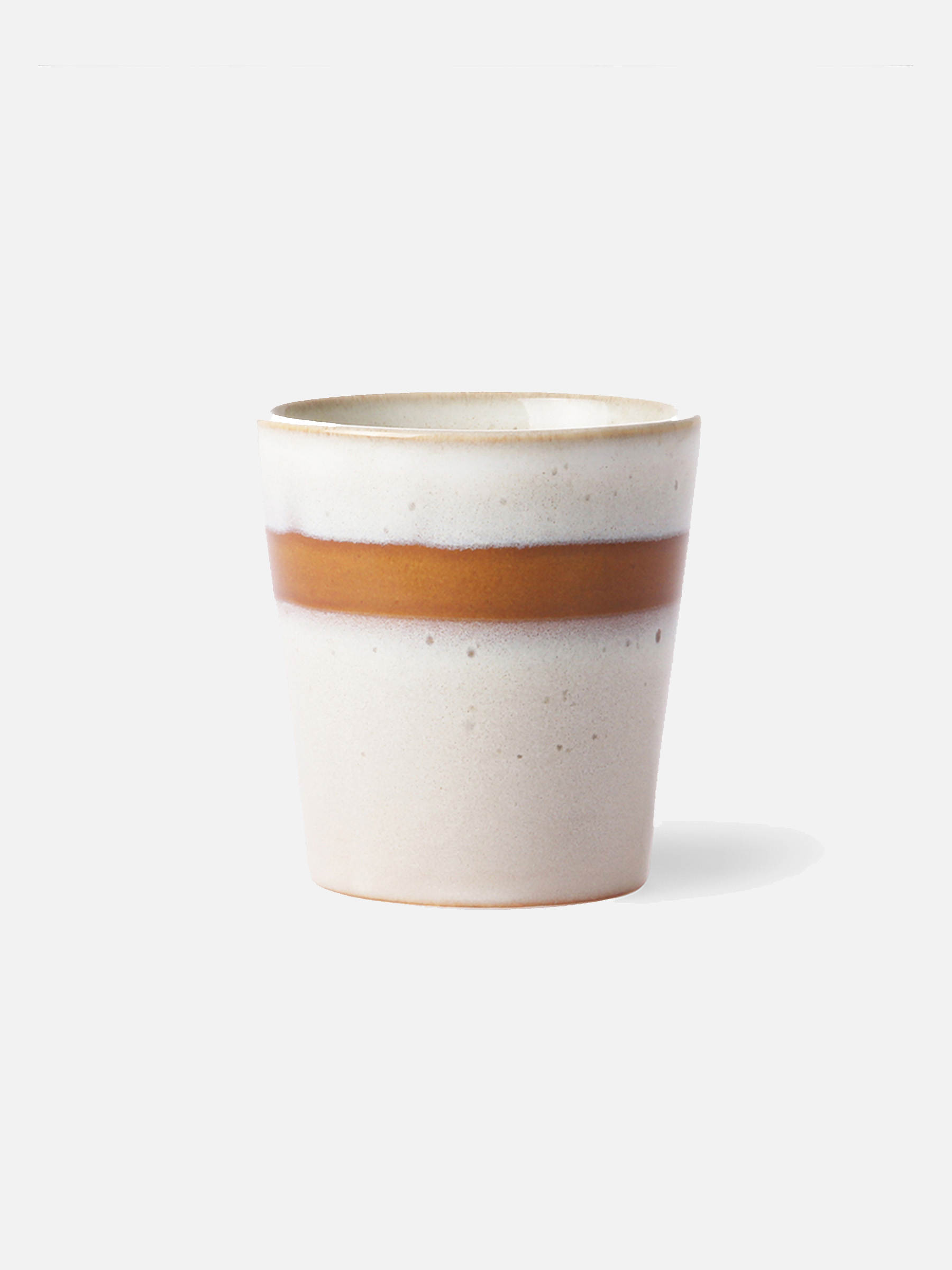 70s Keramik Kaffeebecher - Snow 70s Keramik Kaffeebecher - Snow