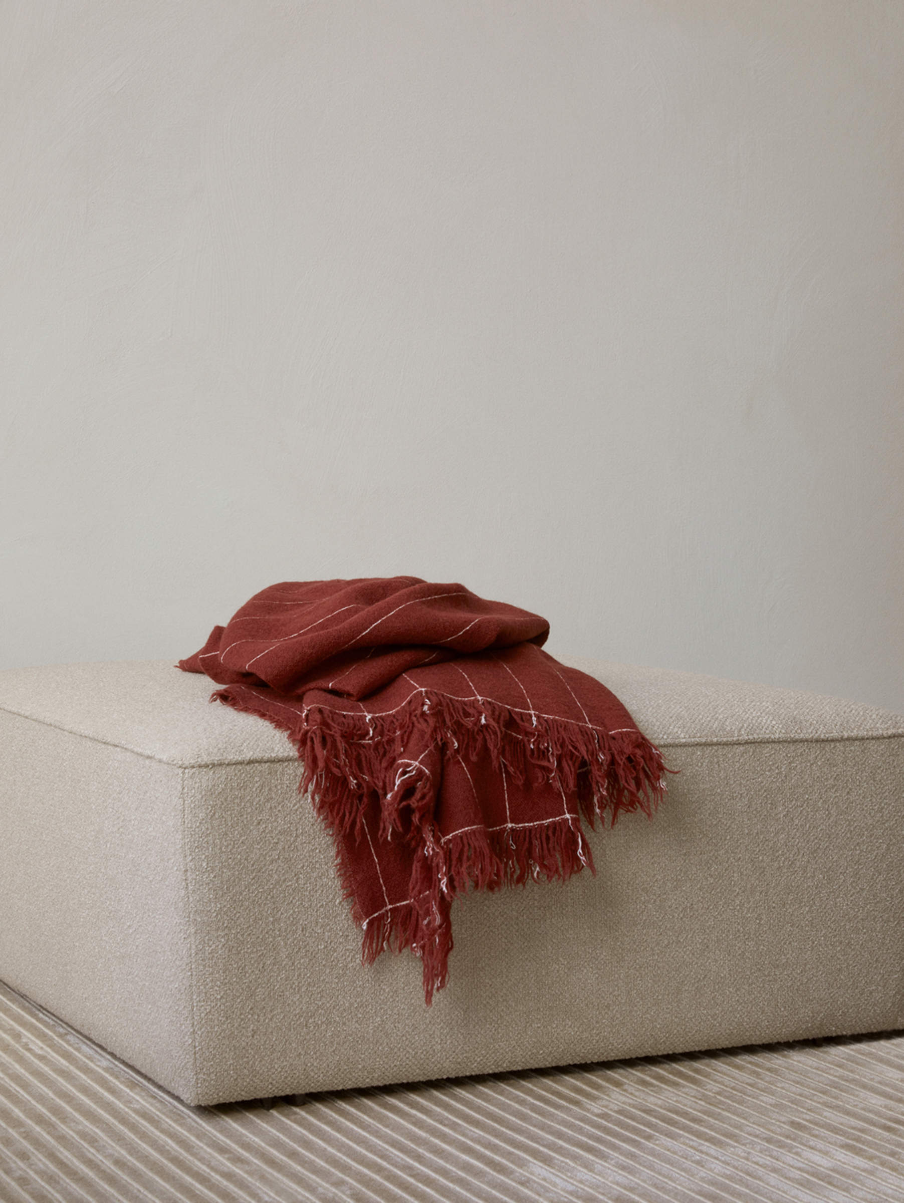 Battus Wolldecke 130x185 cm - Burnt Sienna