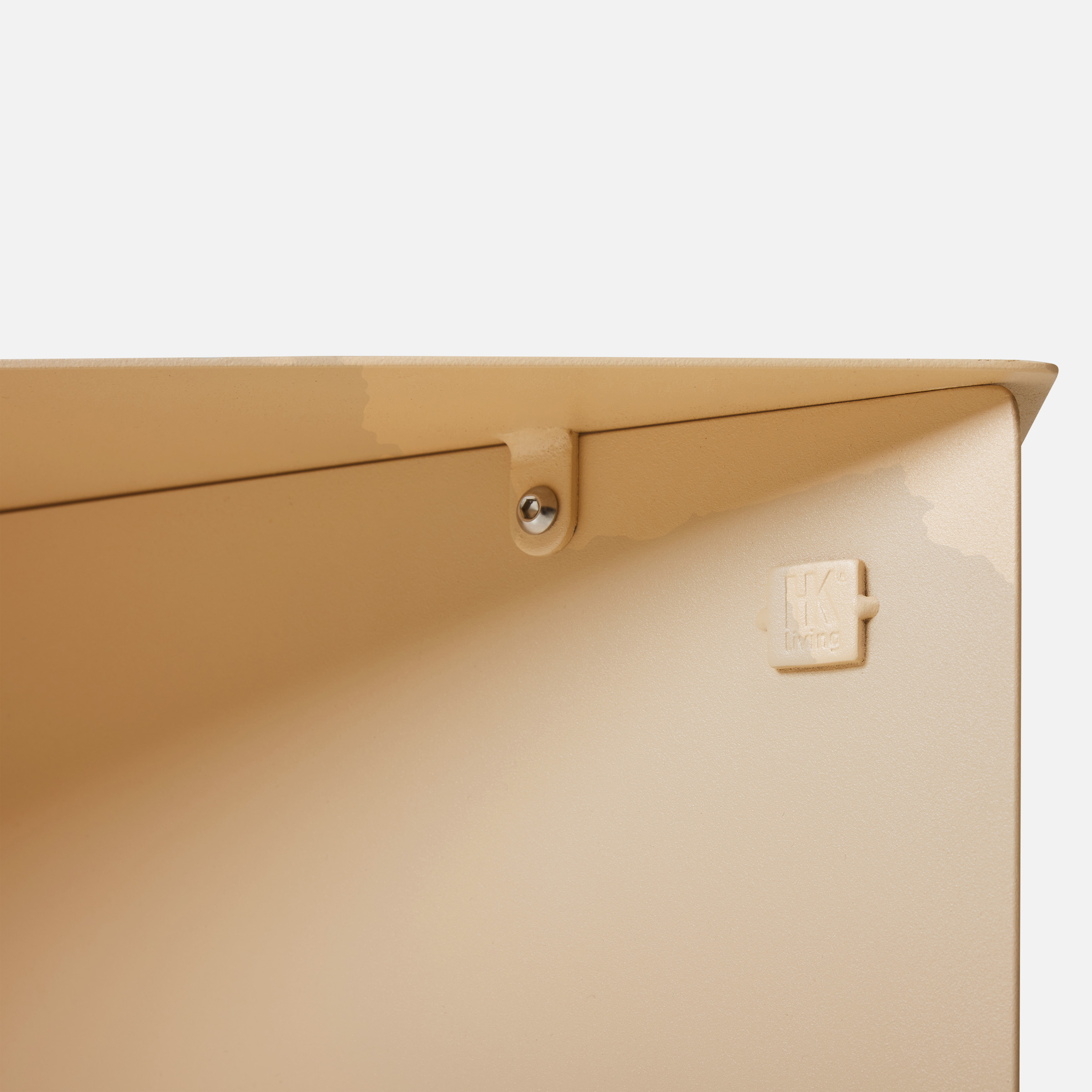Metall Couchtisch 110x70 cm - Cream Metall Couchtisch 110x70 cm - Cream