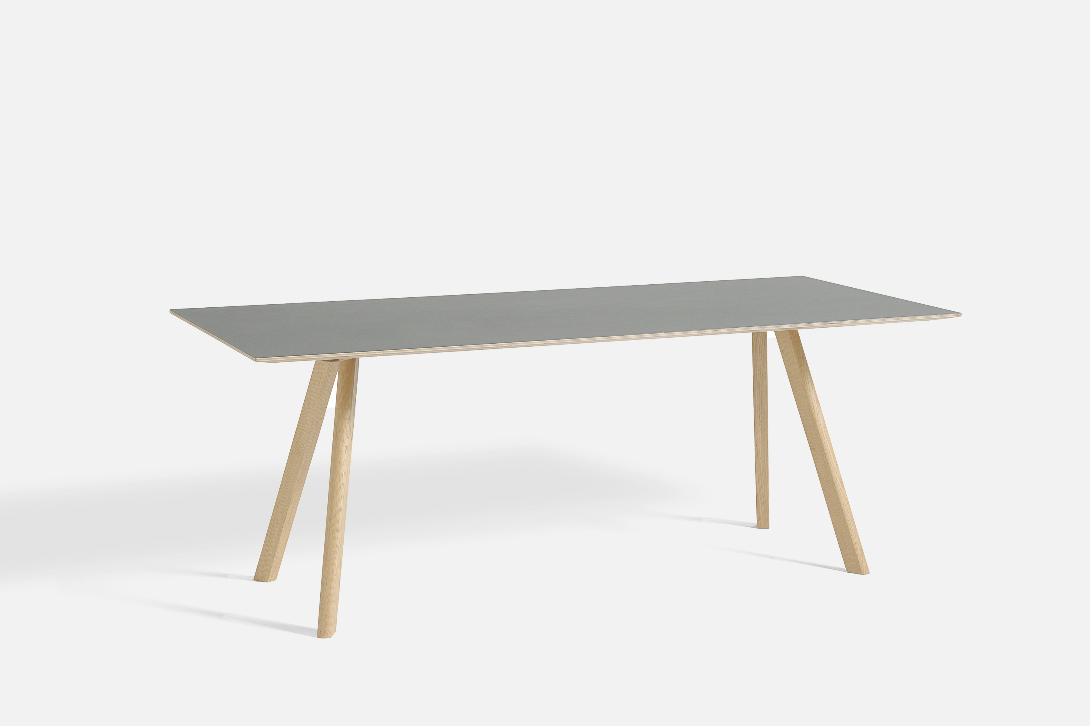 CPH30 Esstisch 200x90 cm - Eiche / Linoleum grau CPH30 Esstisch 200x90 cm - Eiche / Linoleum grau