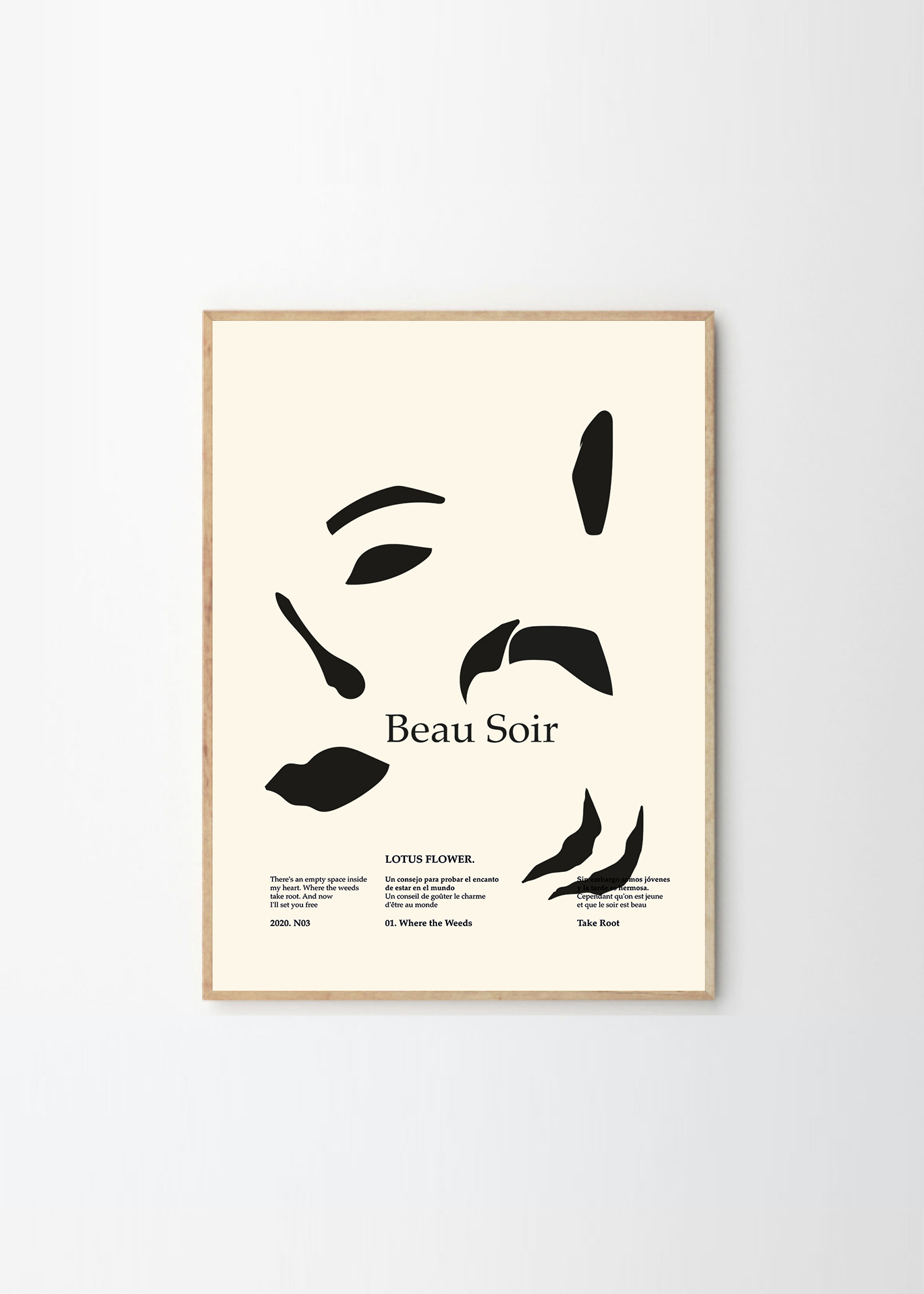 The Poster Club Lucrecia Rey Caro Beau Soir 50x70 The Poster Club Lucrecia Rey Caro Beau Soir 50x70