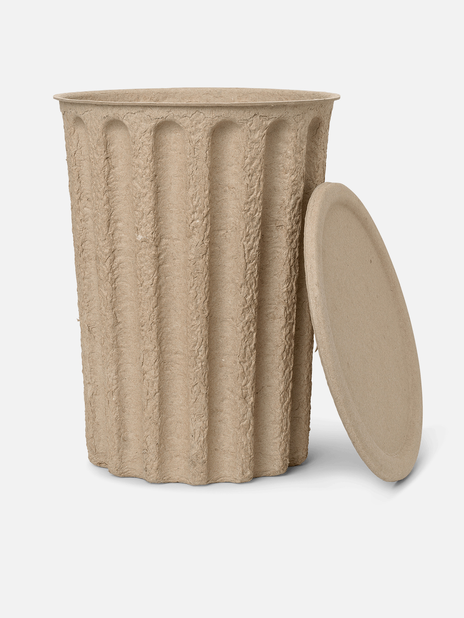 Paper Pulp Papierkorb Braun Paper Pulp Papierkorb Braun
