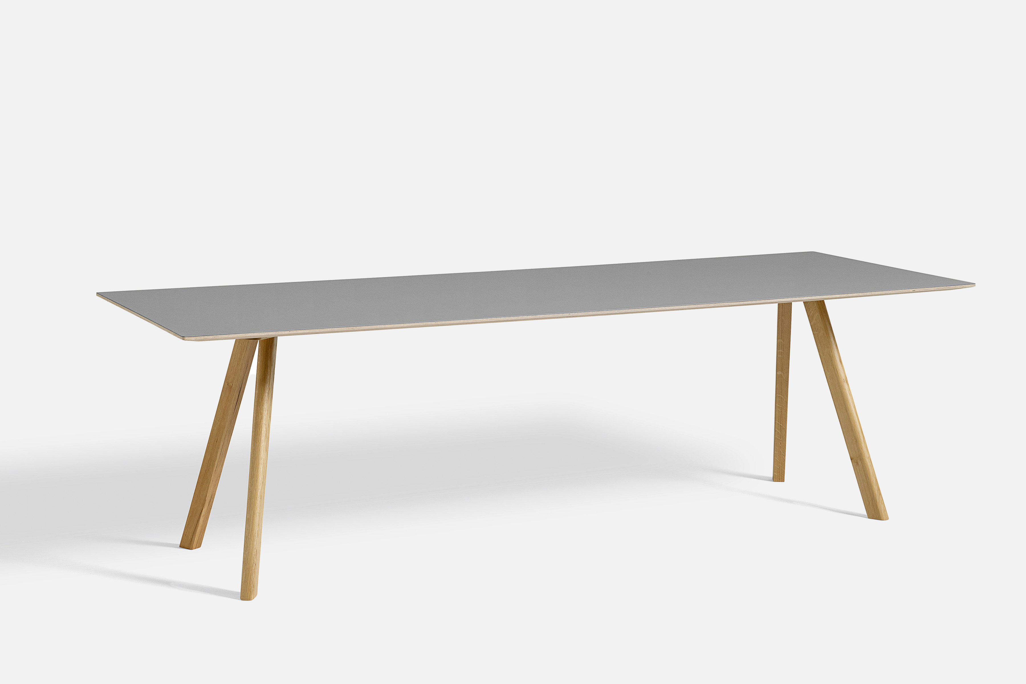 CPH30 Esstisch 250x90 cm - Eiche / Linoleum grau CPH30 Esstisch 250x90 cm - Eiche / Linoleum grau