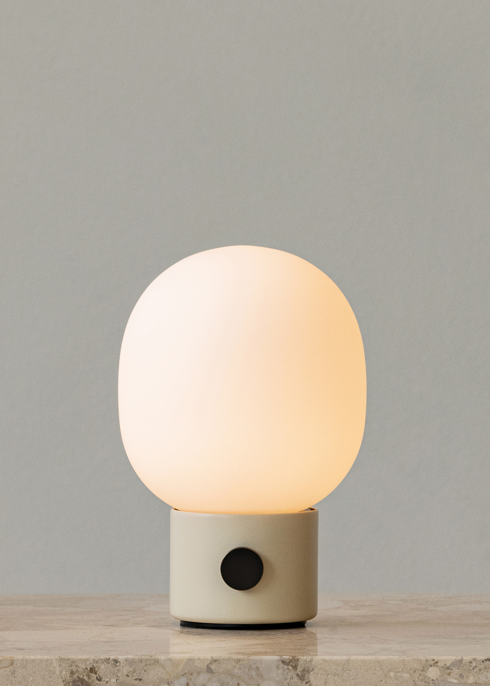 JWDA Table Lamp, Portable, Ø14,4, Alabaster White JWDA Table Lamp, Portable, Ø14,4, Alabaster White