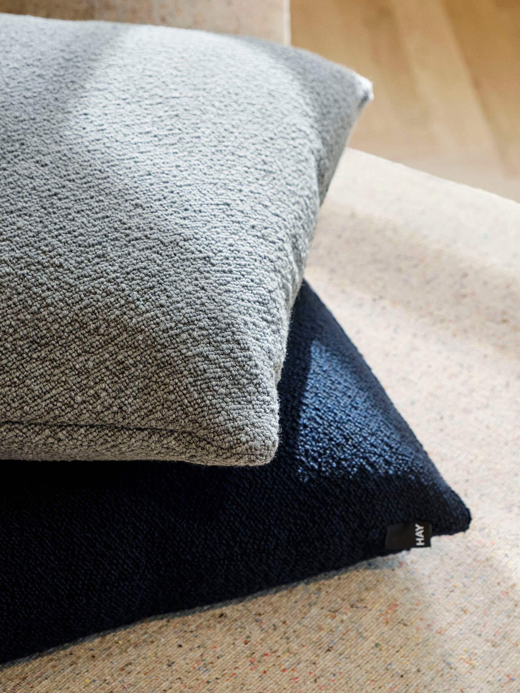 Texture Kissen 50x50 cm - Dunkelblau Texture Kissen 50x50 cm - Dunkelblau