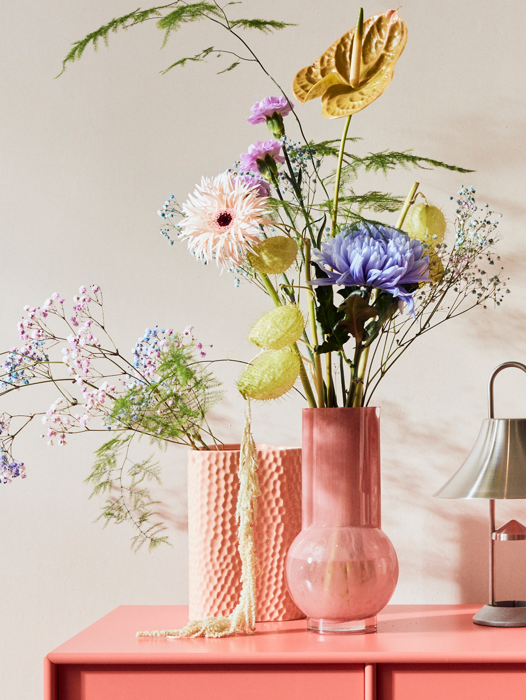 Glass Vase - Flamingo pink Glass Vase - Flamingo pink