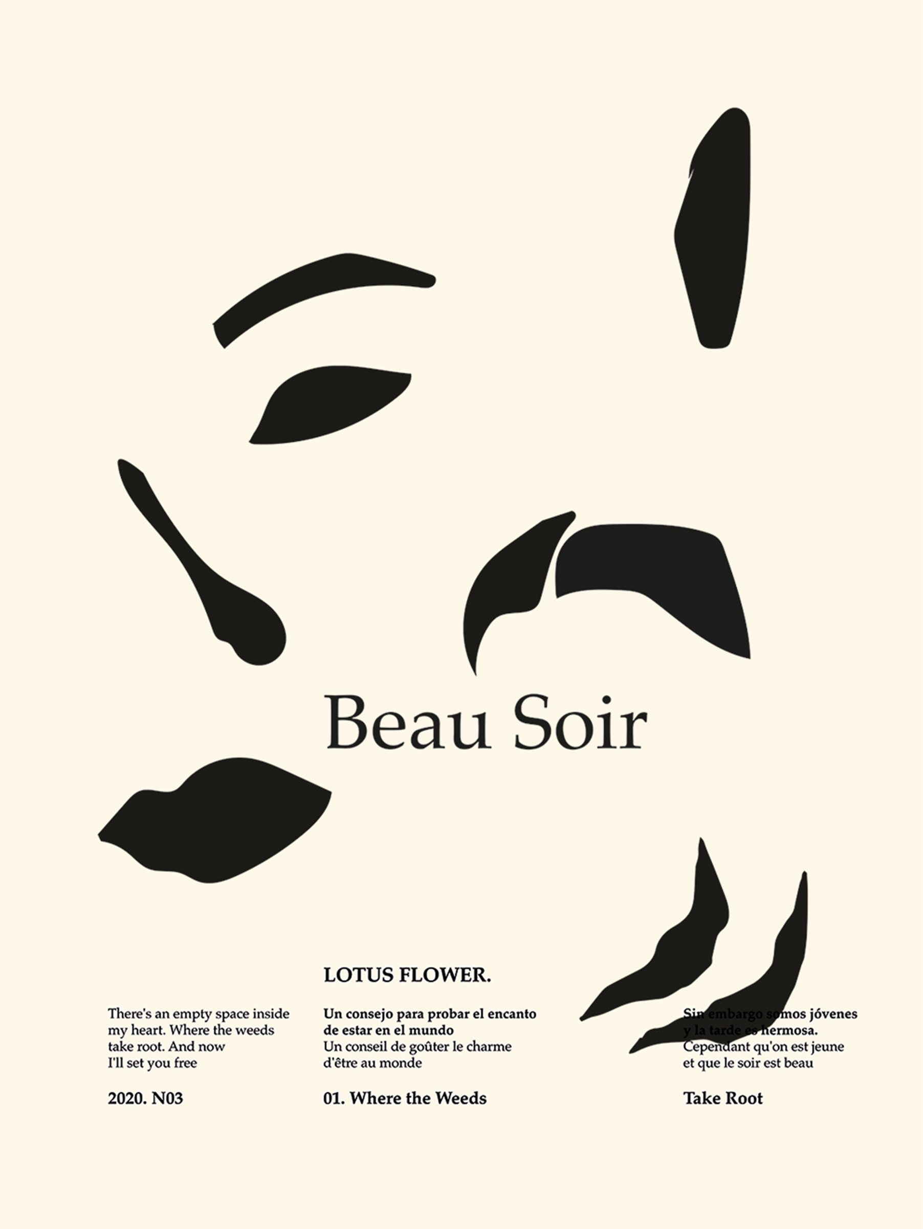 The Poster Club Lucrecia Rey Caro Beau Soir 50x70 The Poster Club Lucrecia Rey Caro Beau Soir 50x70
