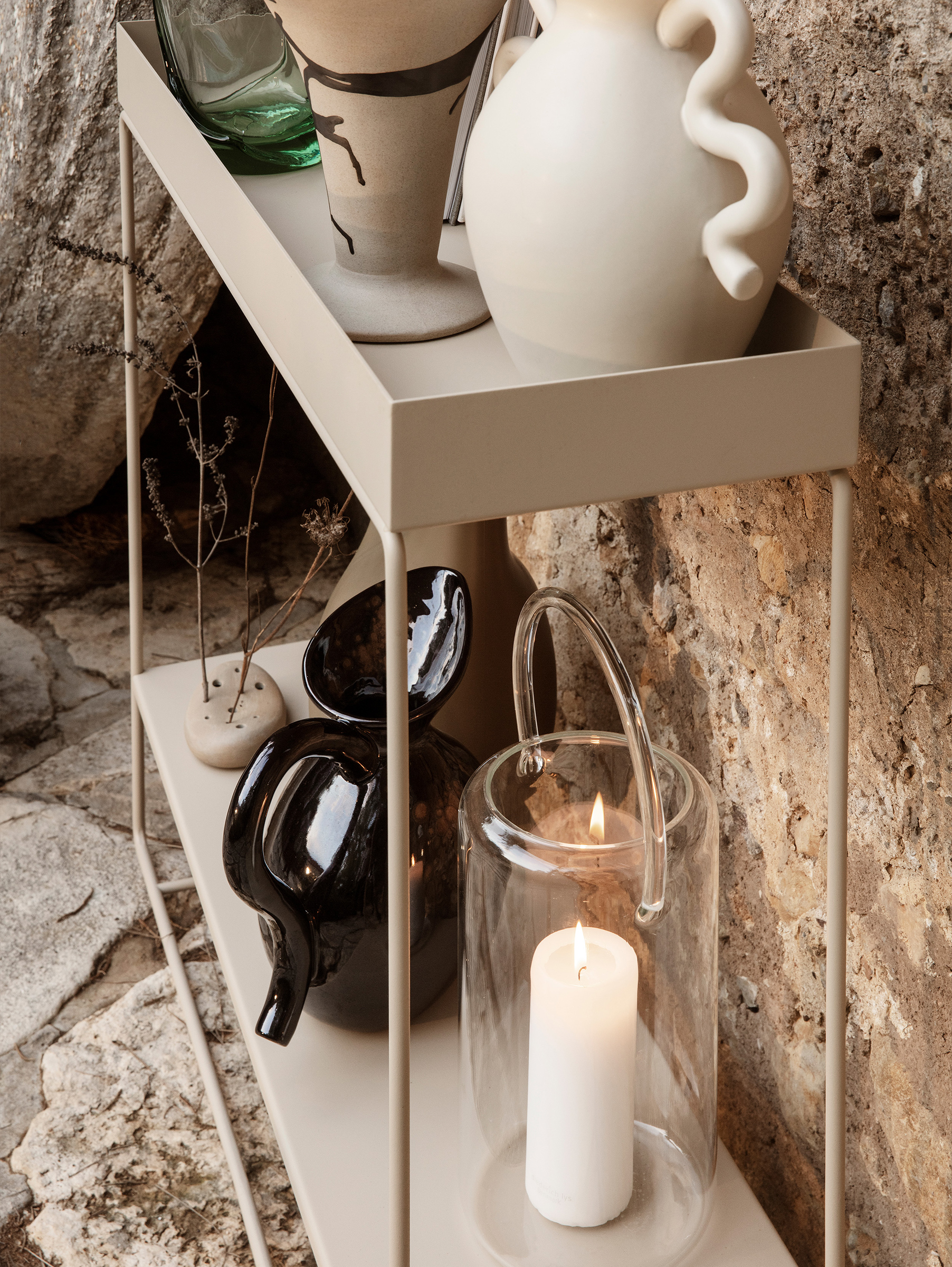 Plant Box mit zwei Etagen - Cashmere Plant Box mit zwei Etagen - Cashmere