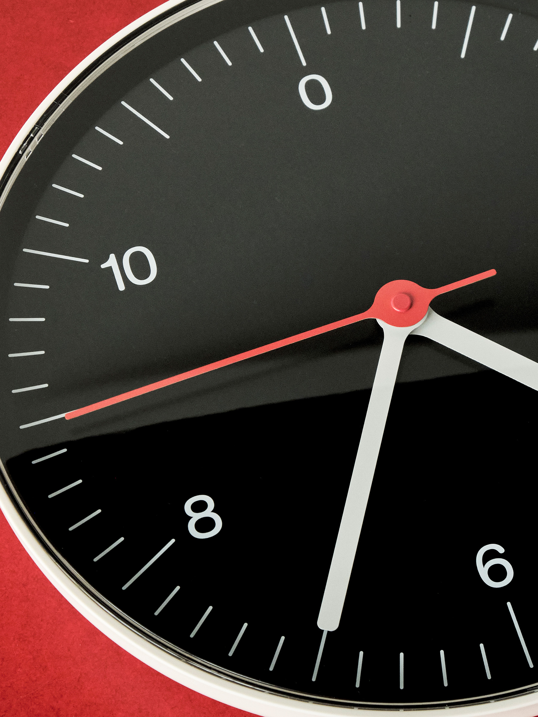 Wanduhr - Schwarz Wanduhr - Schwarz