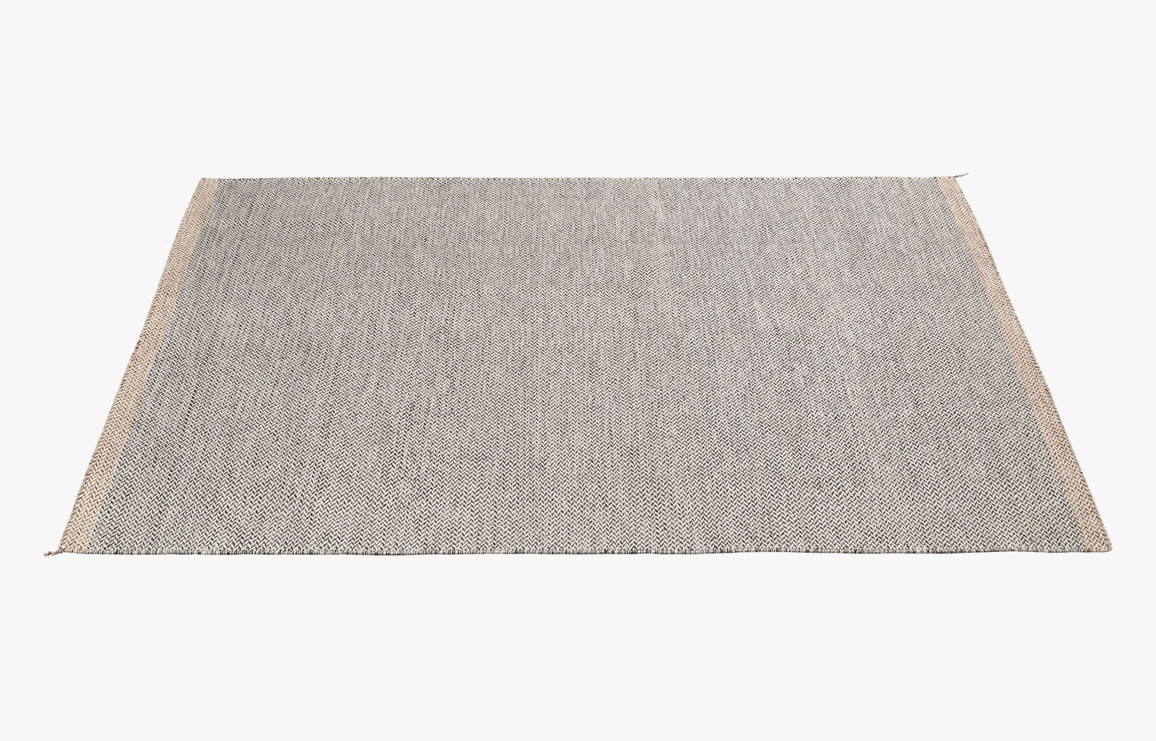 Ply Rug Teppich Schwarz/Weiß versch. Größen