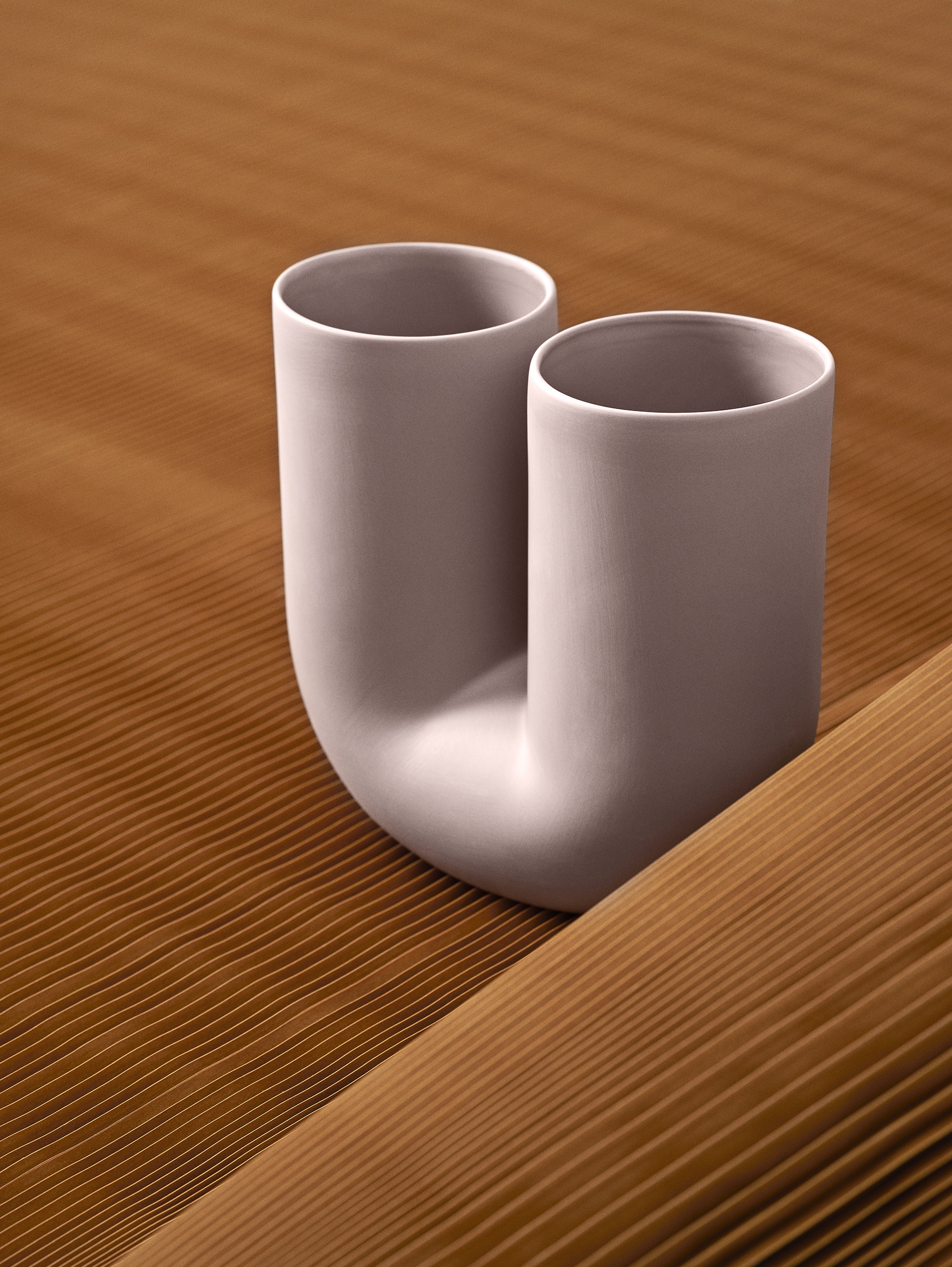 Kink Vase - Dusty Lilac Kink Vase - Dusty Lilac