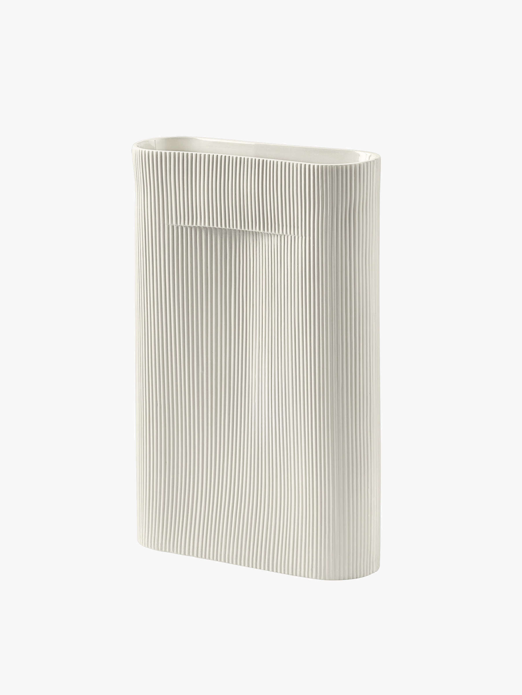 Ridge Vase Large H 48,5 cm - Off-White Ridge Vase Large H 48,5 cm - Off-White