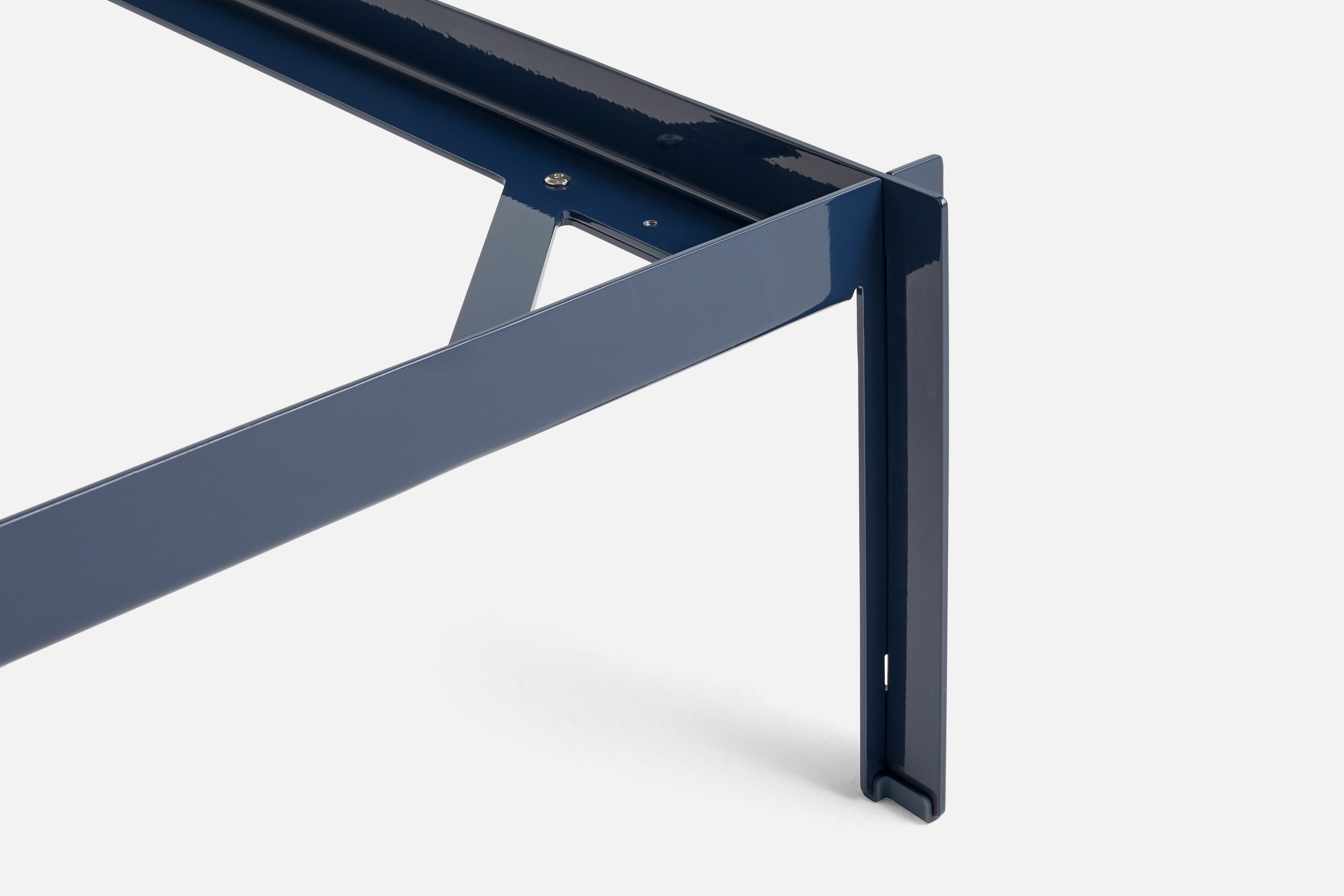 Connect Bett 180x200 mit Mittelstrebe Deep blue Connect Bett 180x200 mit Mittelstrebe Deep blue