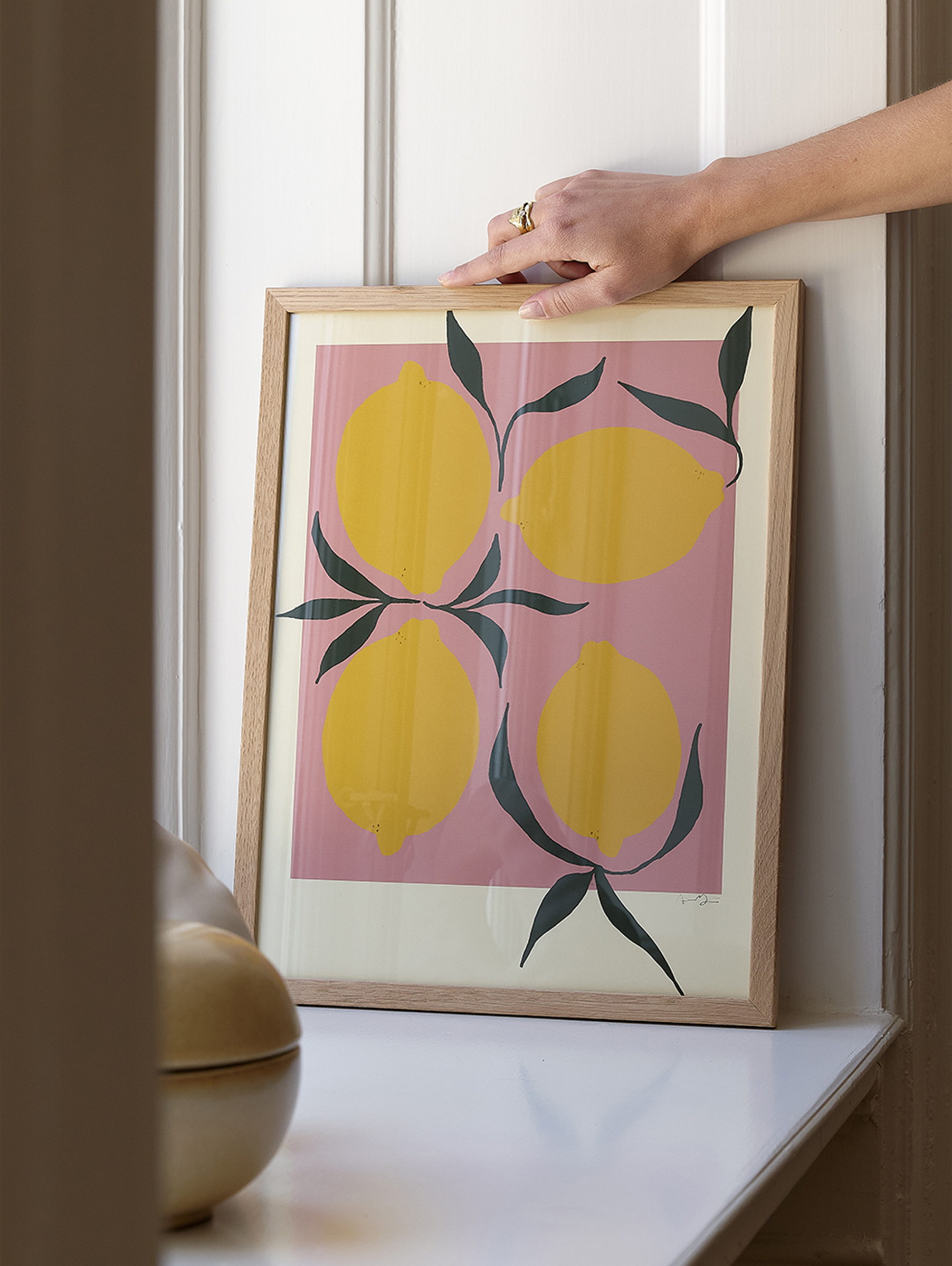 The Poster Club Anna Mörner Pink Lemon 50x70 The Poster Club Anna Mörner Pink Lemon 50x70