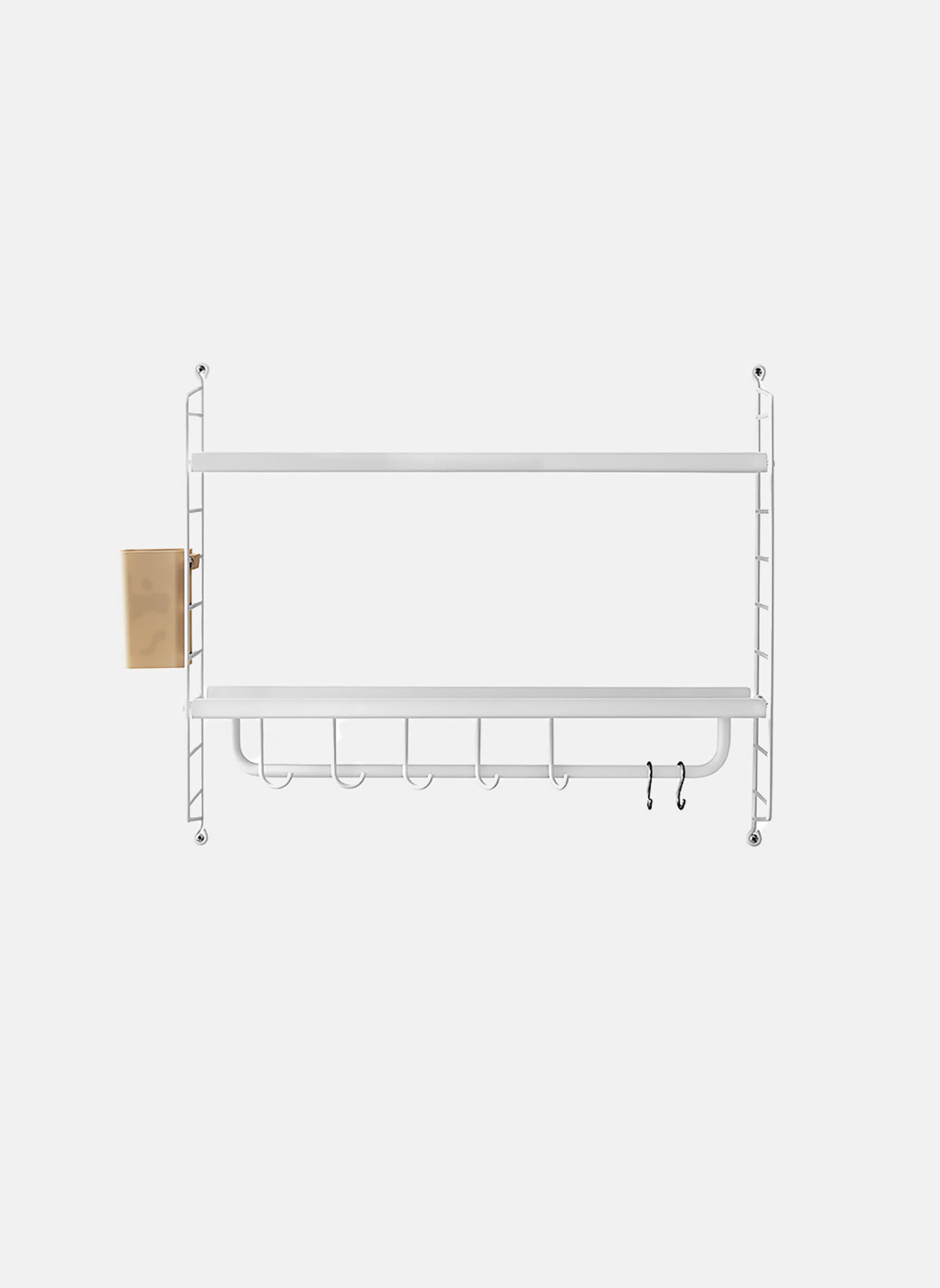 Bad Regallösung 58x20 cm - Weiß Bad Regallösung 58x20 cm - Weiß