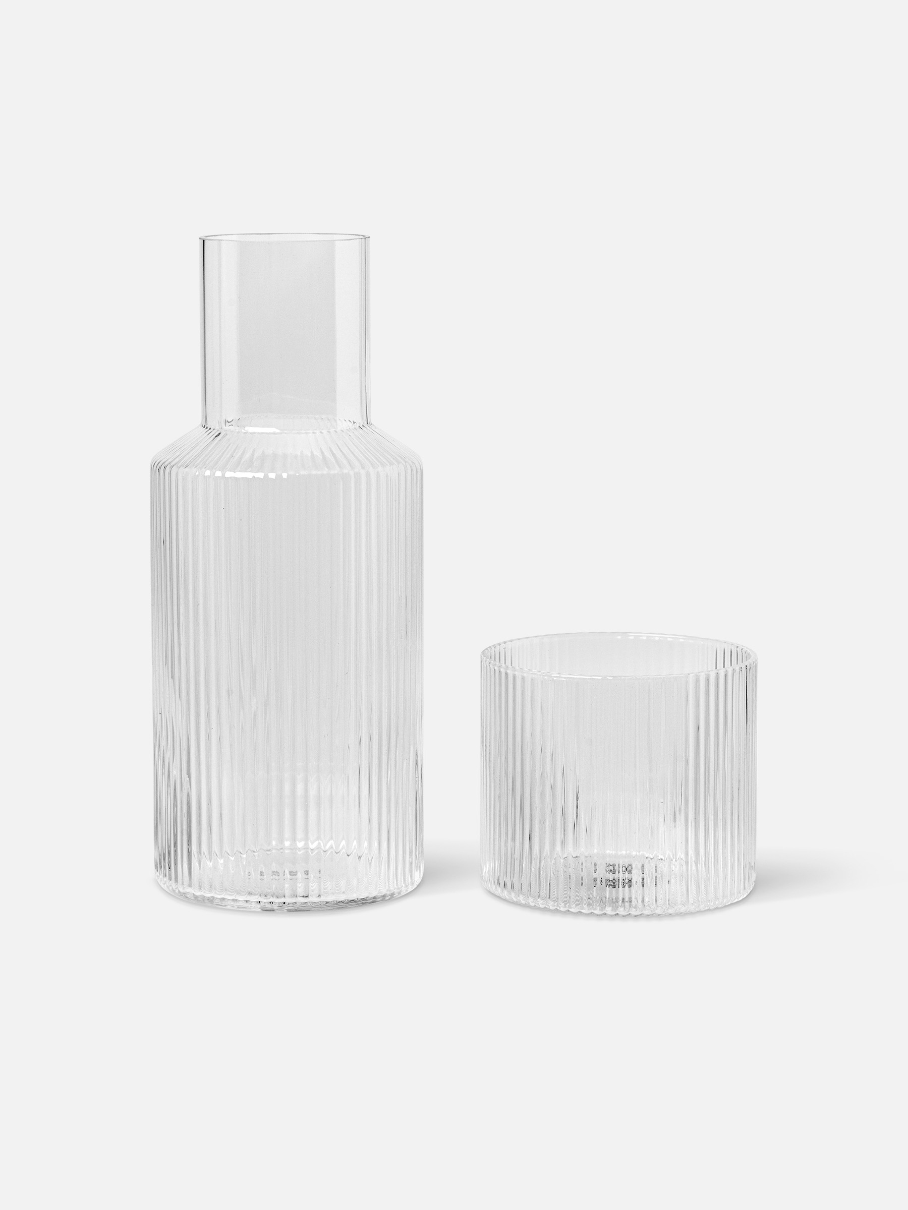 Ripple kleine Karaffe Glas Set - Klar Ripple kleine Karaffe Glas Set - Klar