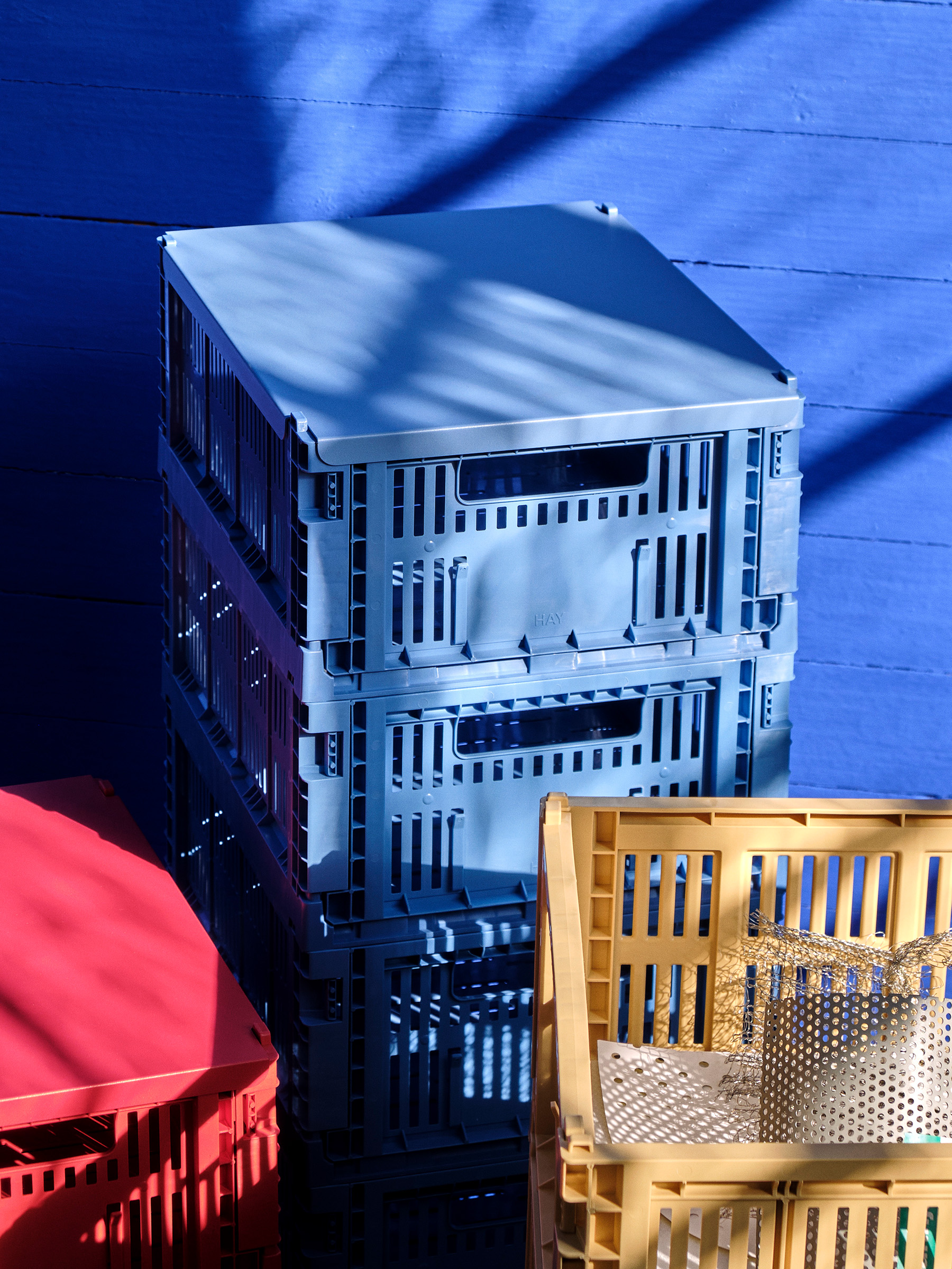Deckel für Crate Box Medium - Electric blue Deckel für Crate Box Medium - Electric blue