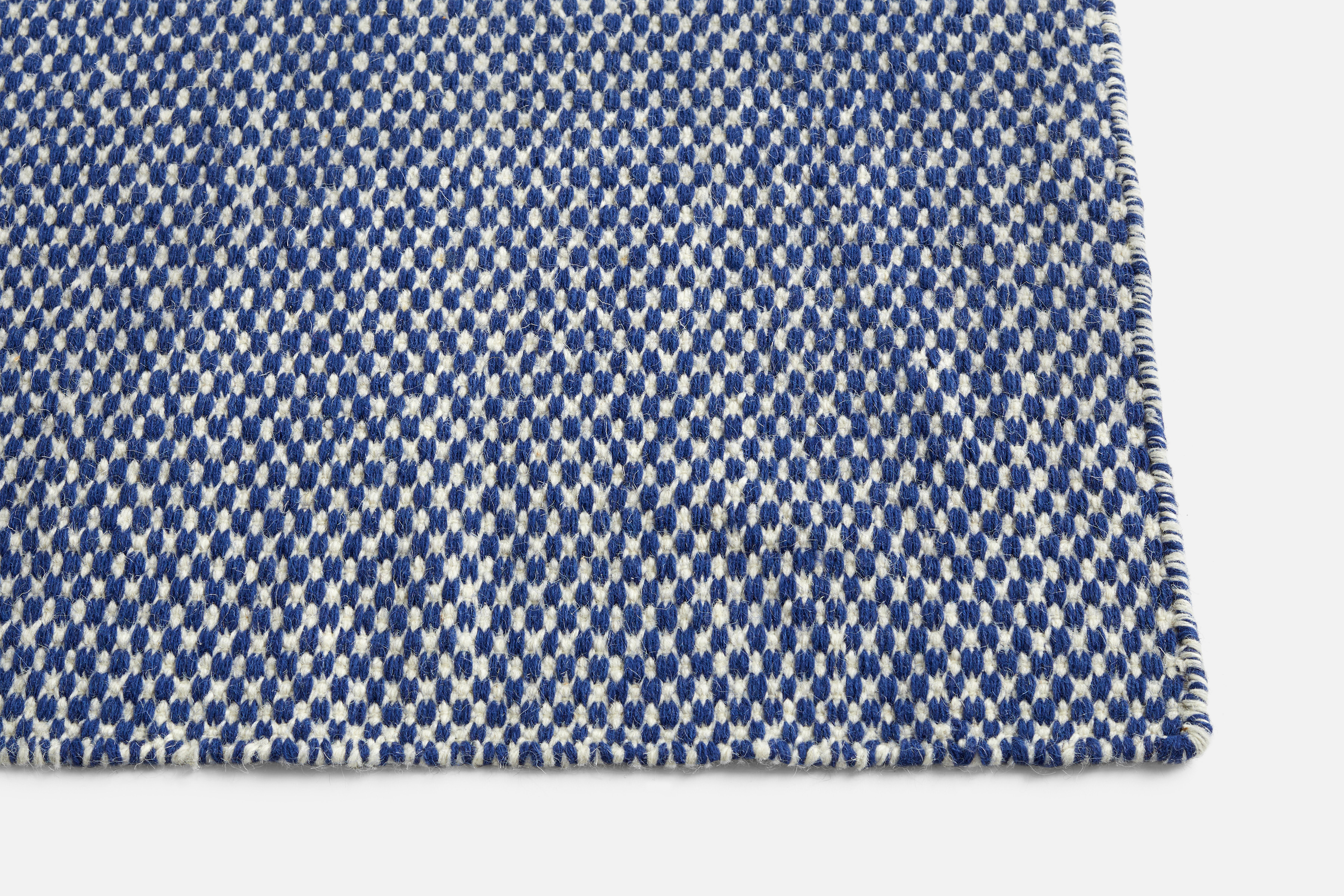 Moiré Kelim Teppich 170x240 Blau Moiré Kelim Teppich 170x240 Blau