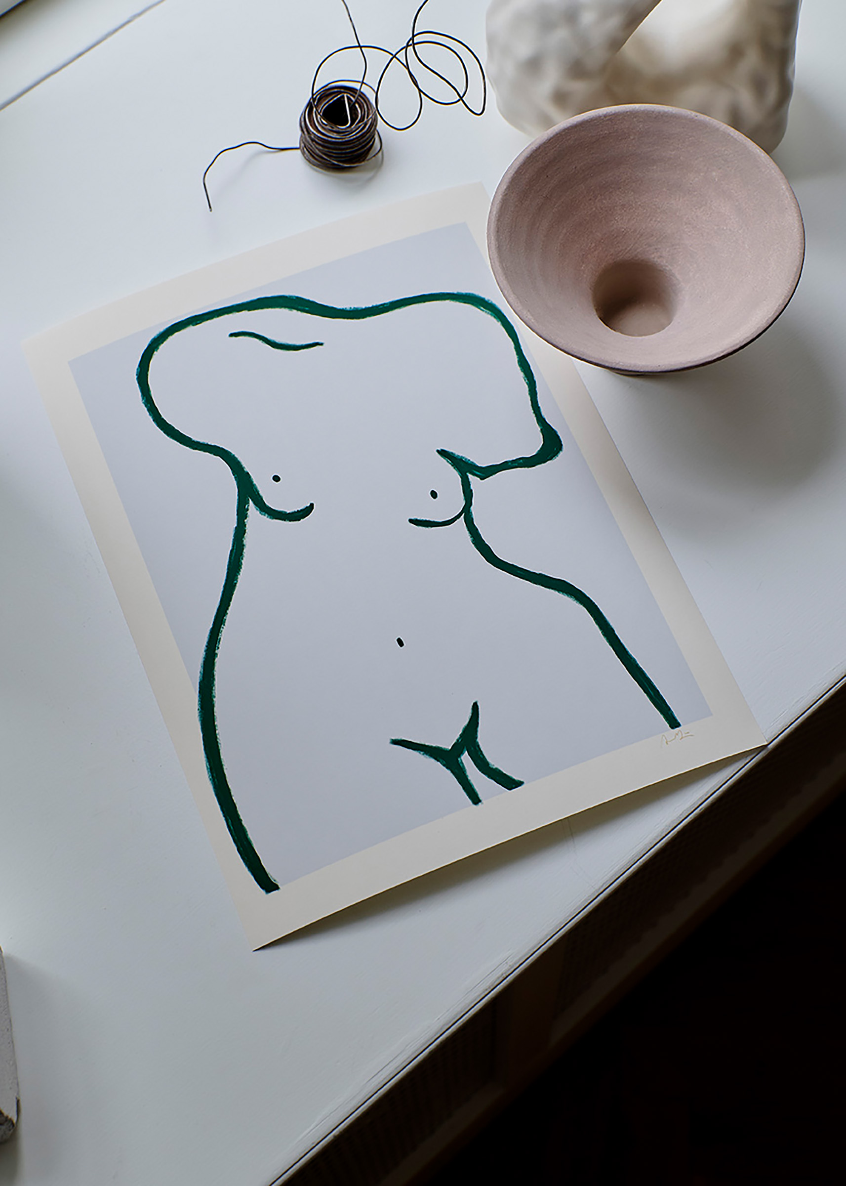 Anna Mörner Statue 30x40