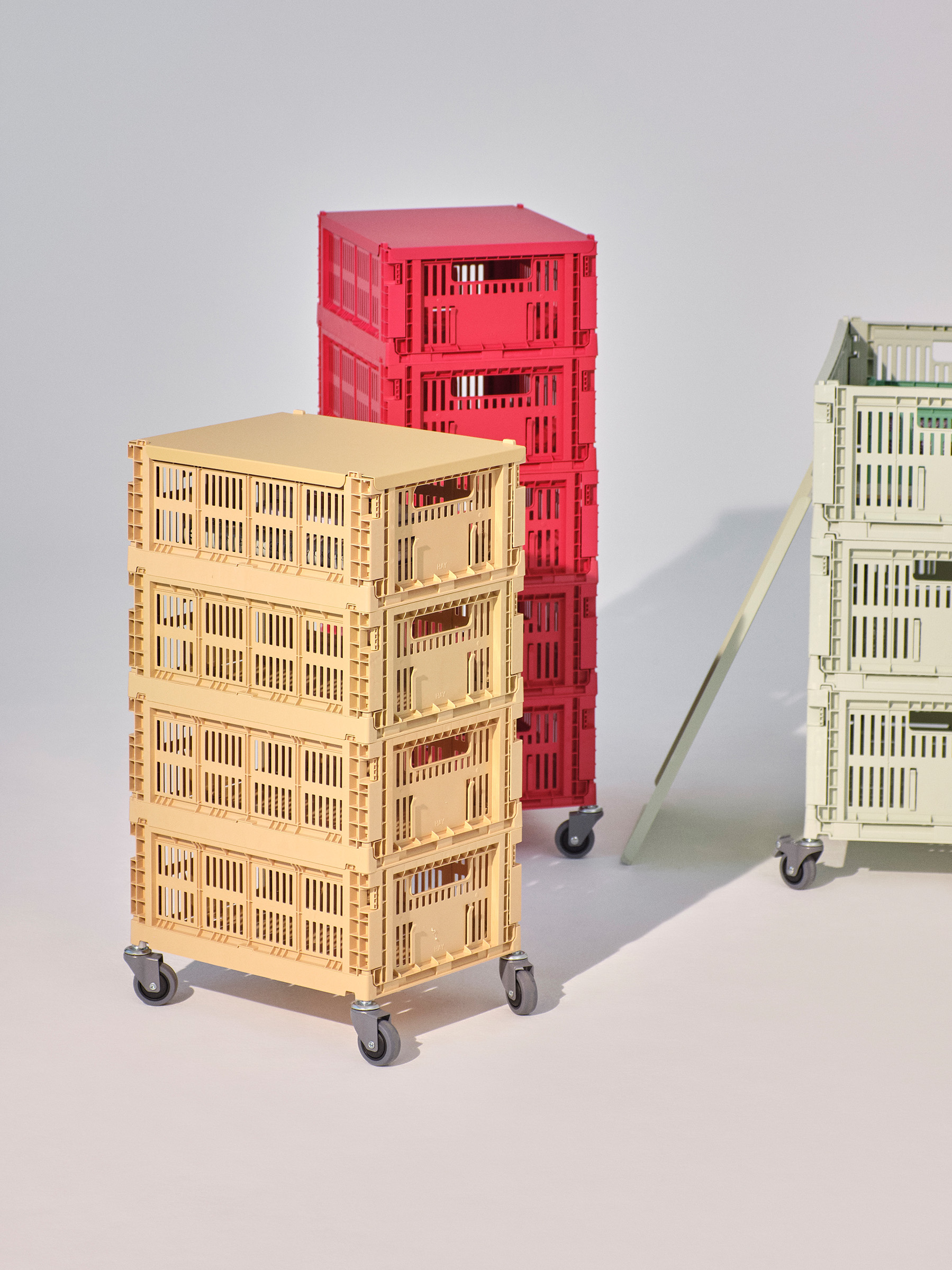Deckel für Crate Box Medium - Rot Deckel für Crate Box Medium - Rot
