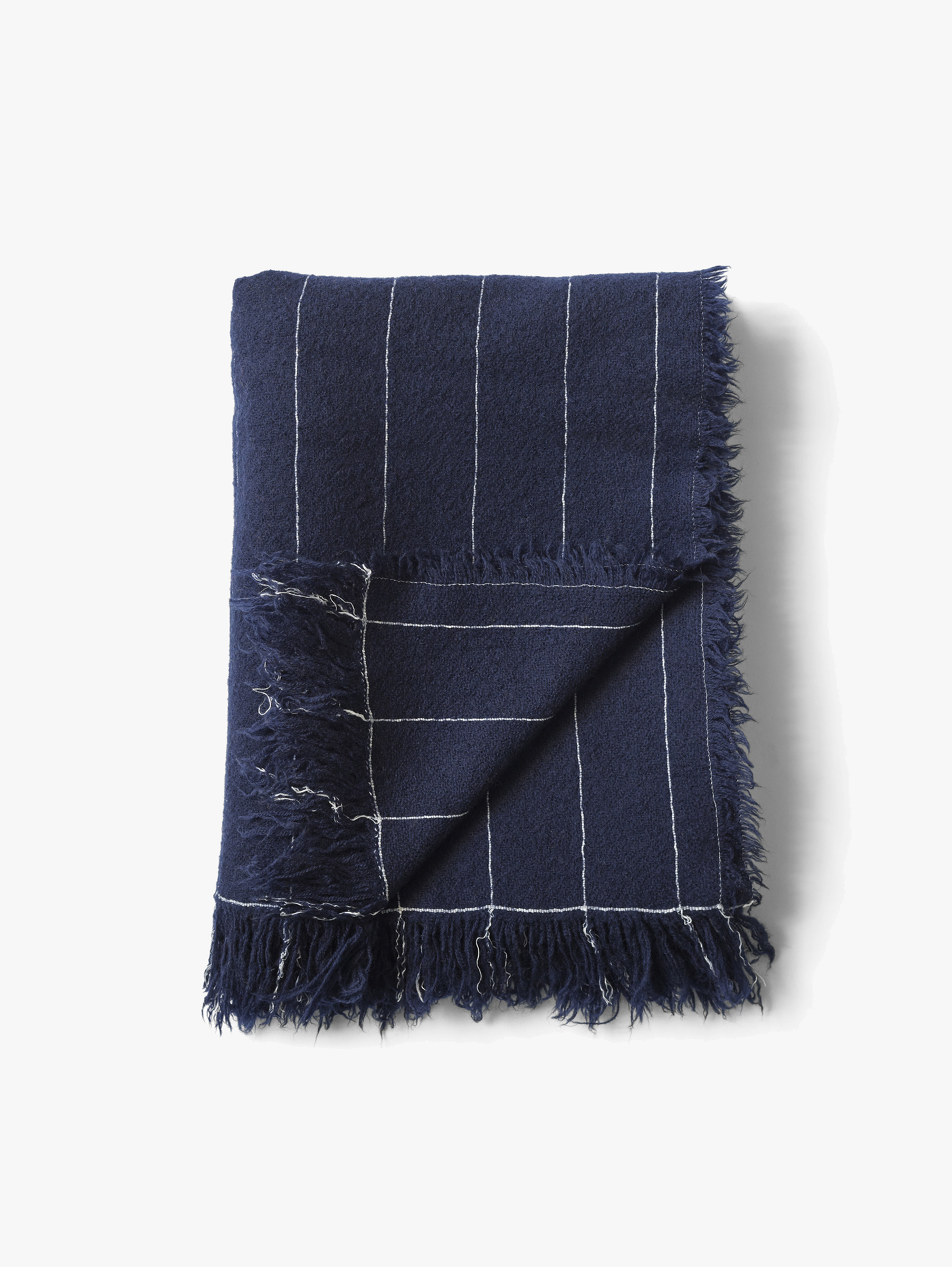 Battus Wolldecke 130x185 cm - Indigo Battus Wolldecke 130x185 cm - Indigo