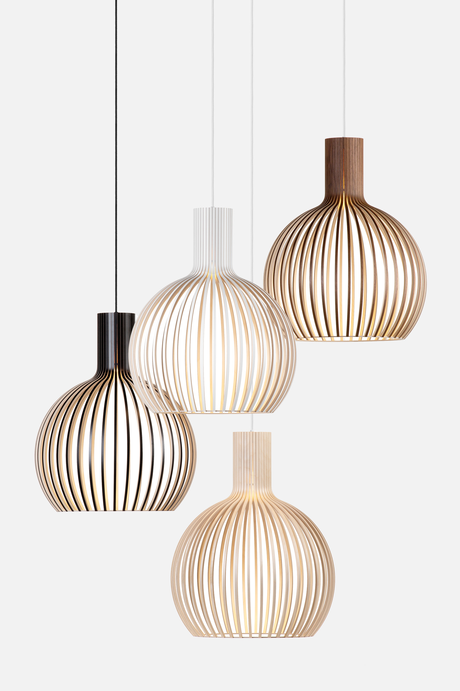 Secto Design 4241 Octo klein Walnuss Secto Design 4241 Octo klein Walnuss