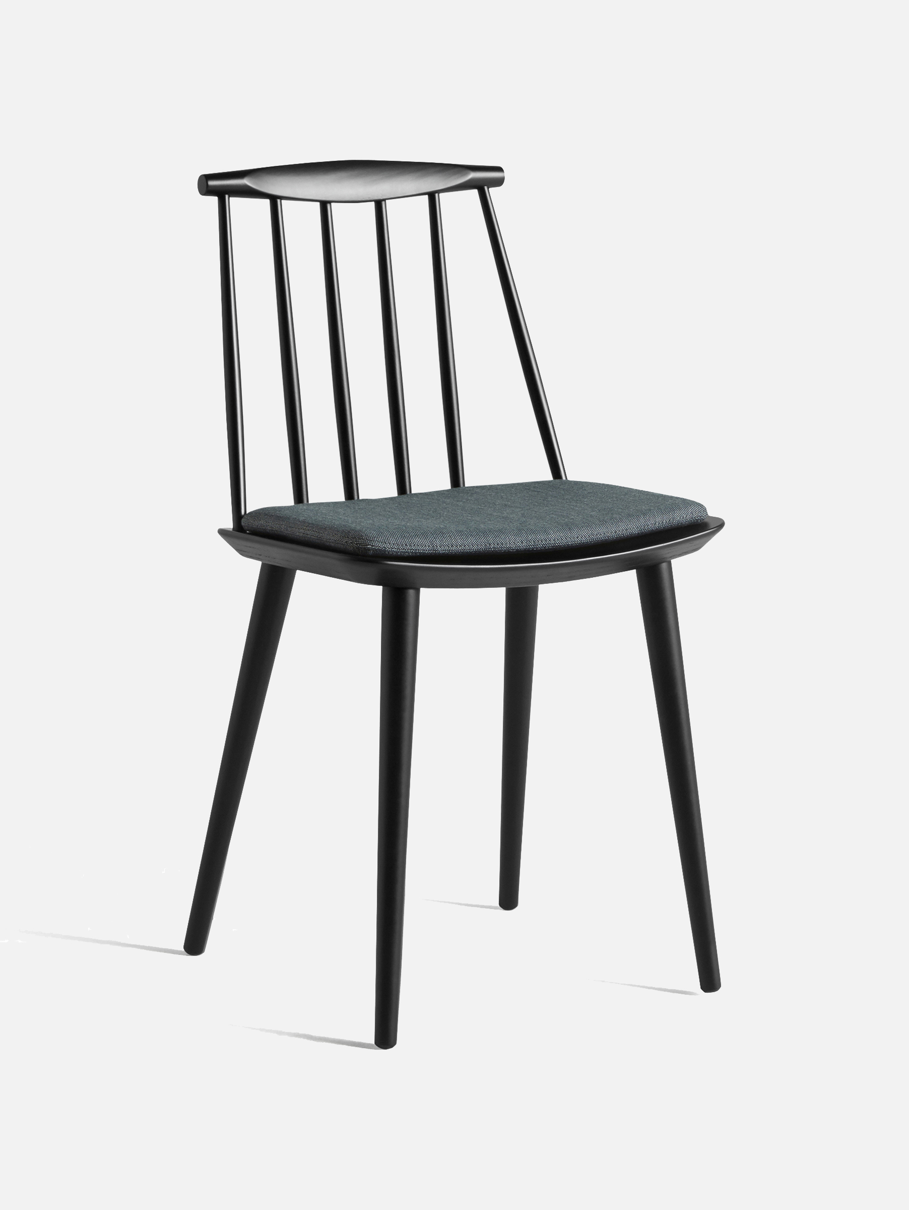 J77 Chair J-Series Black water-based lacquered beech J77 Chair J-Series Black water-based lacquered beech