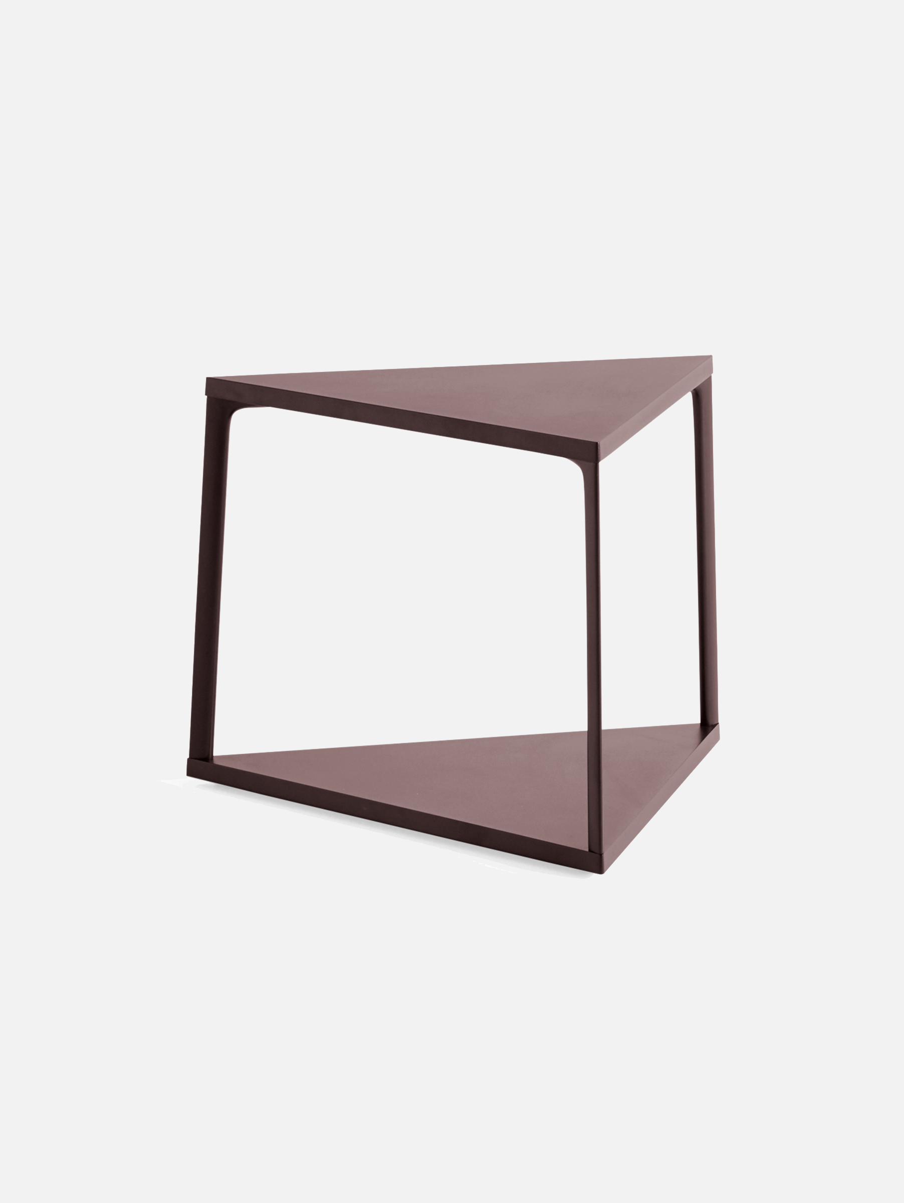 Eiffel Beistelltisch Triangle 52x52 cm - Dark brick Eiffel Beistelltisch Triangle 52x52 cm - Dark brick
