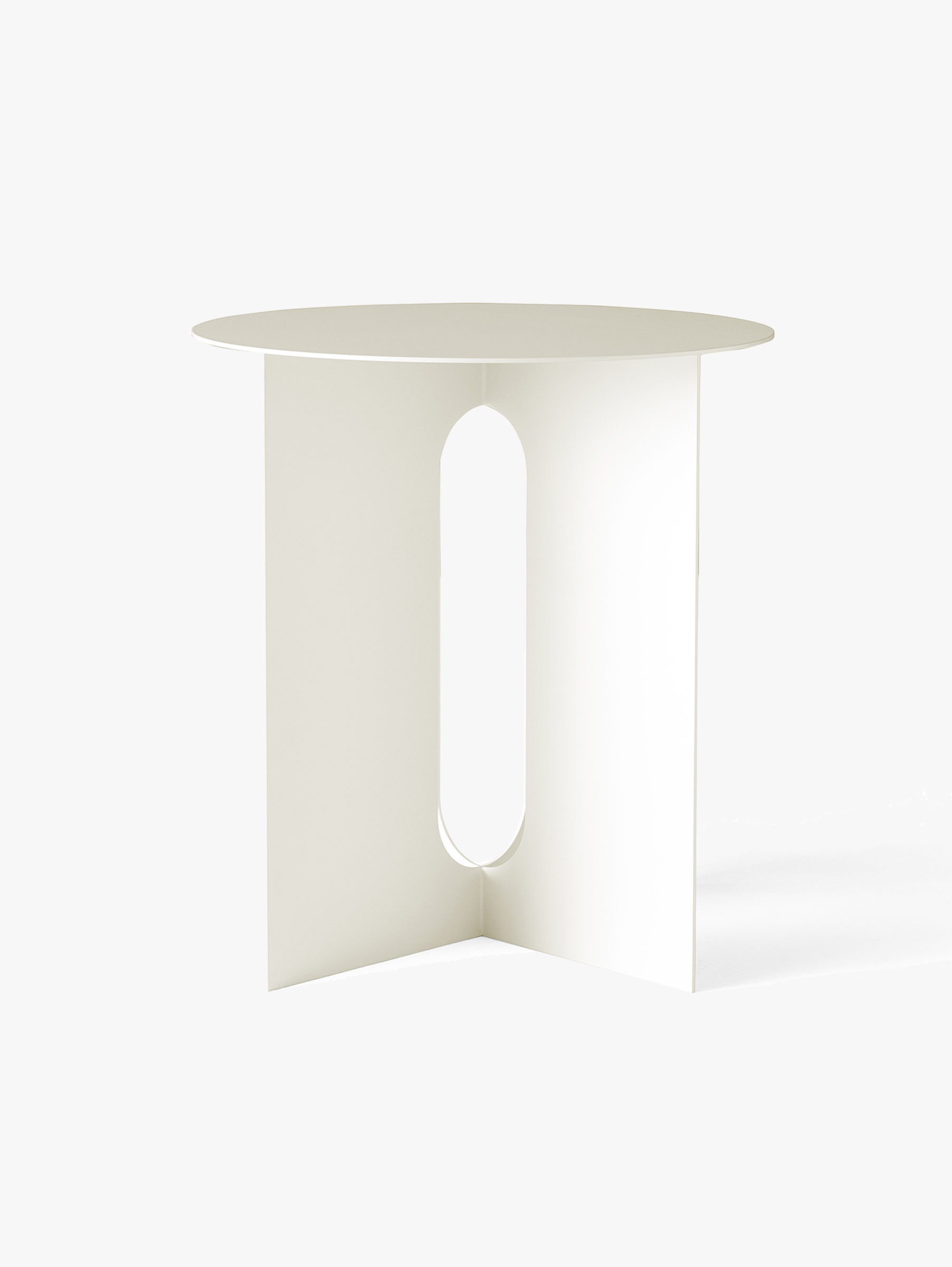 Androgyne Metall Beistelltisch Ivory Androgyne Metall Beistelltisch Ivory