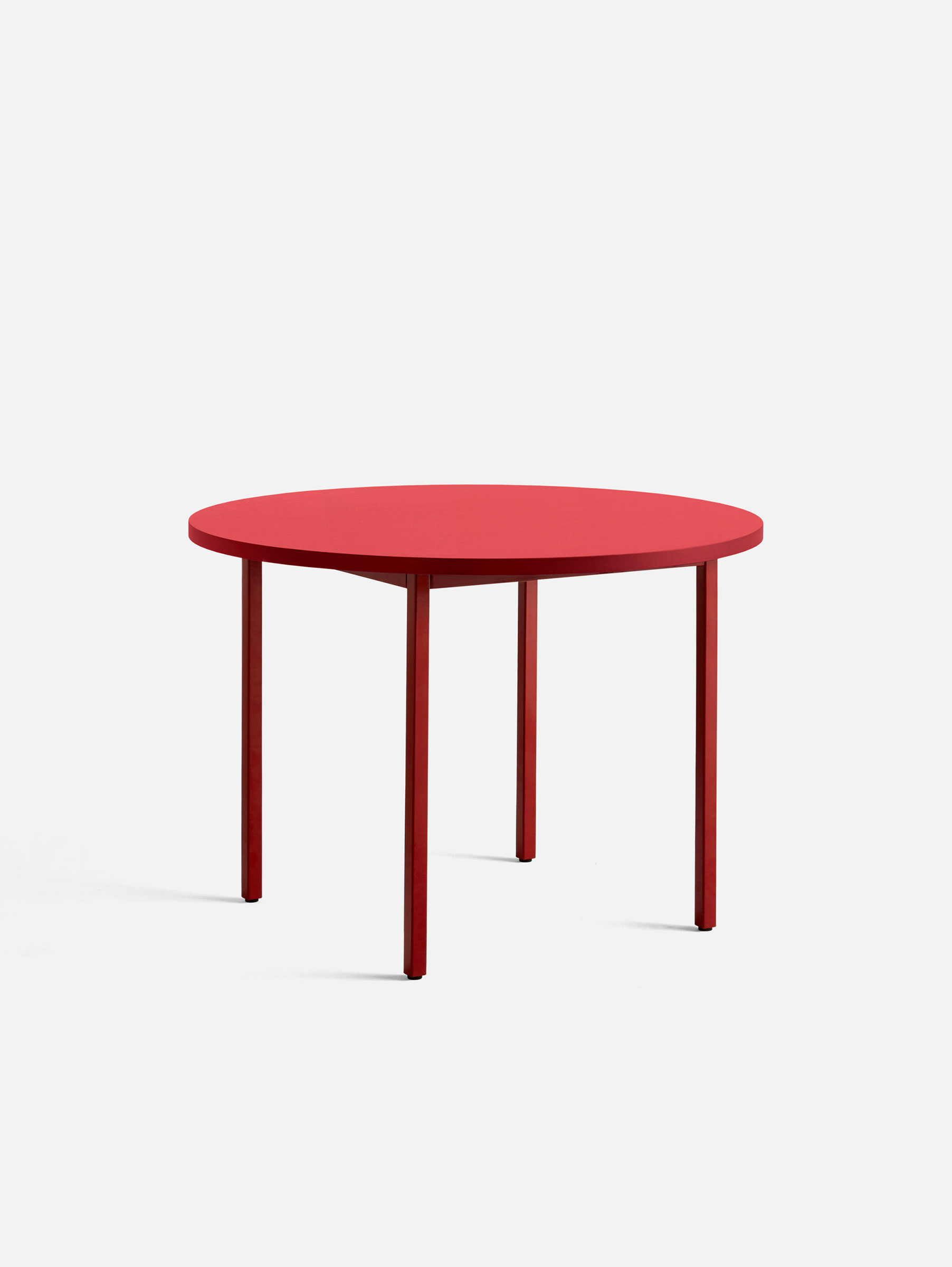 Two-Colour Tisch ø105 cm Maroon rot / Rot Two-Colour Tisch ø105 cm Maroon rot / Rot