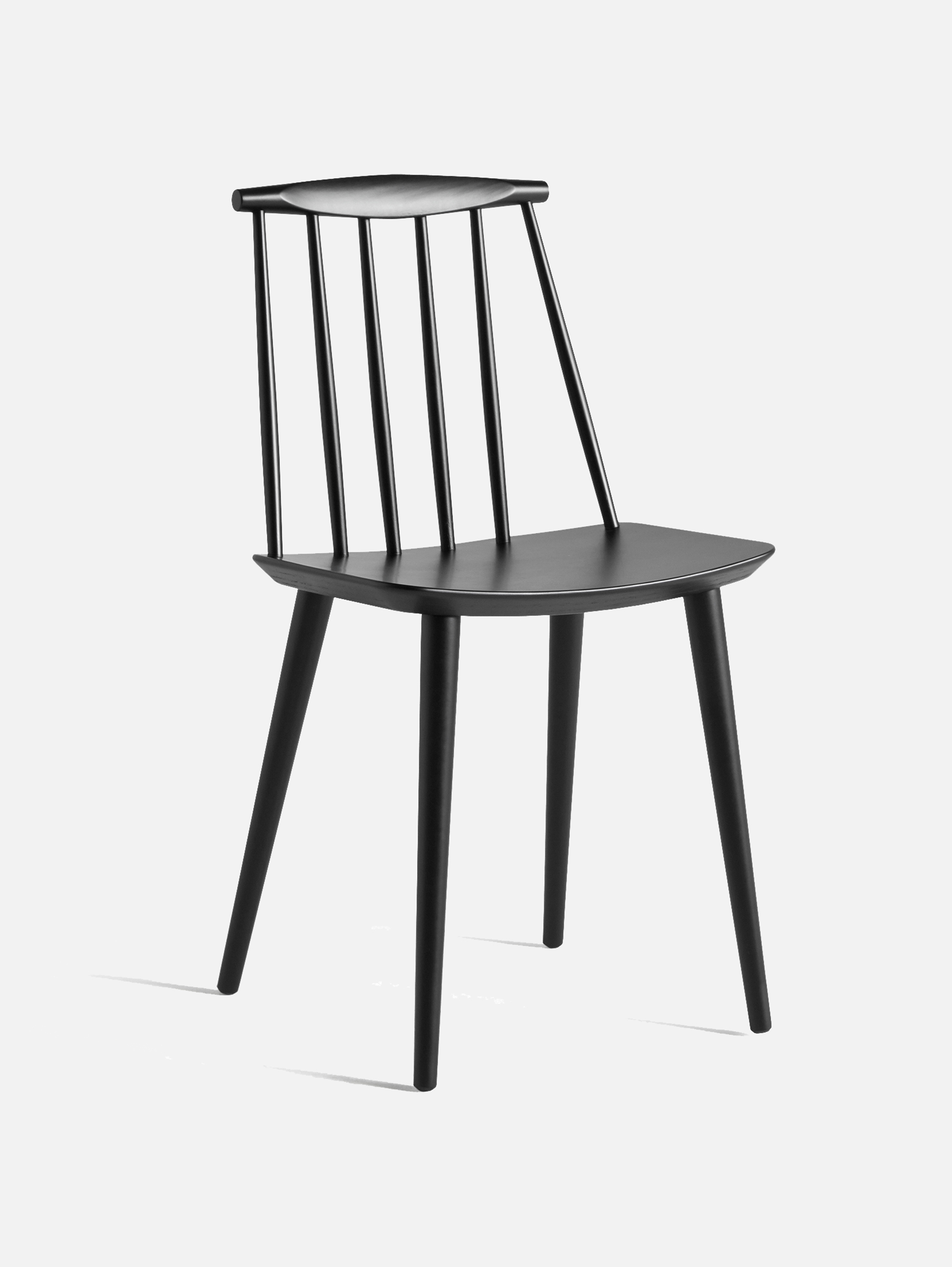 J77 Chair J-Series Black water-based lacquered beech J77 Chair J-Series Black water-based lacquered beech