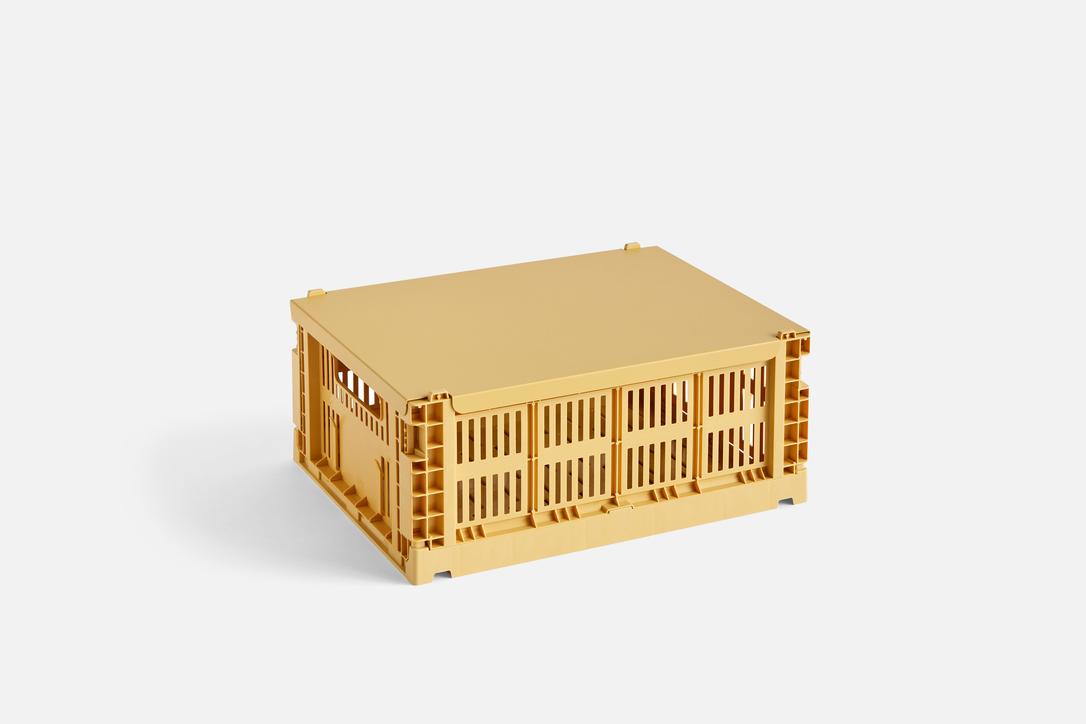 Deckel für Crate Box Medium - Golden yellow Deckel für Crate Box Medium - Golden yellow