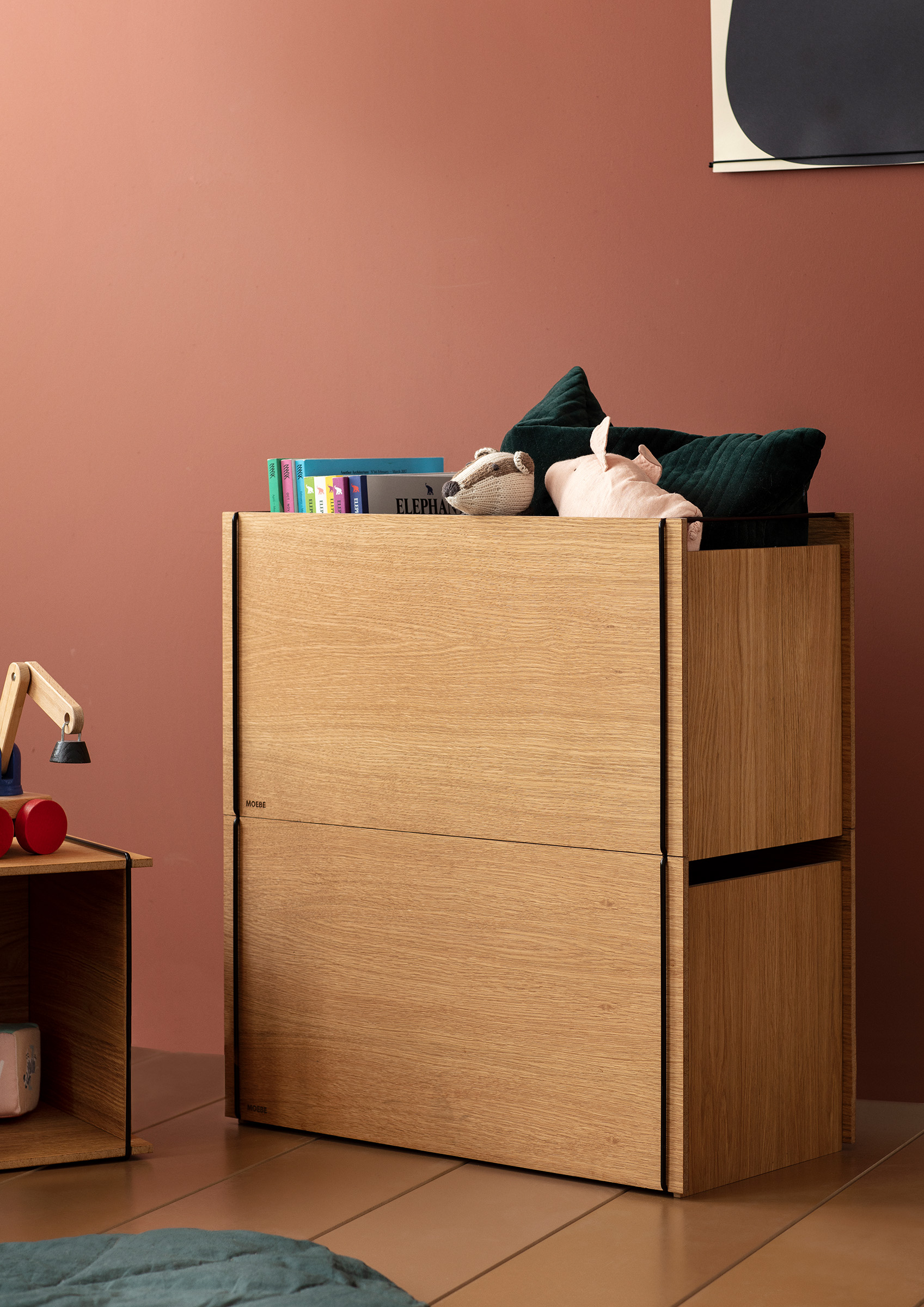 Lid, Storage Box, Oak Lid, Storage Box, Oak