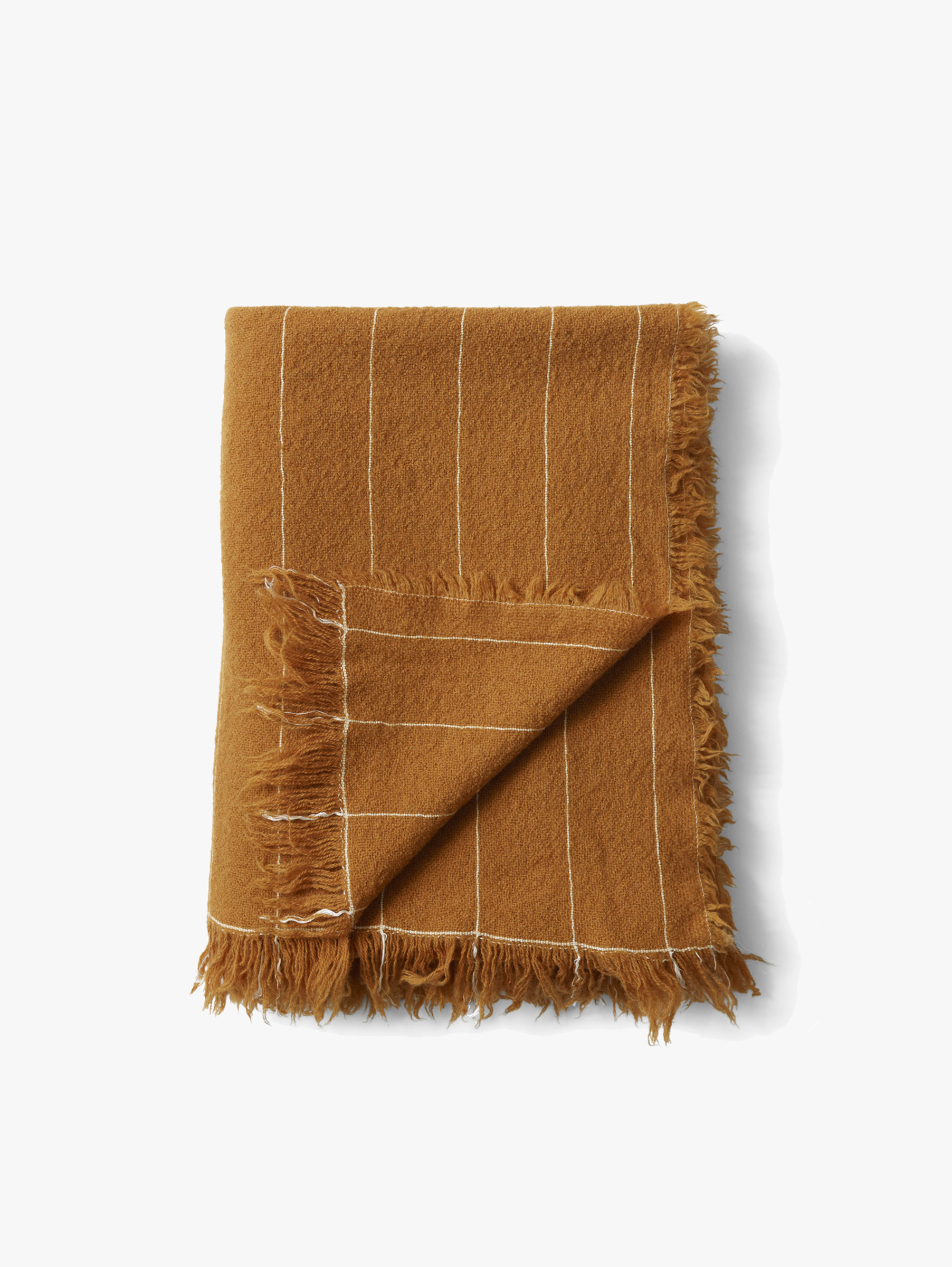 Battus Wolldecke 130x185 cm - Ochre