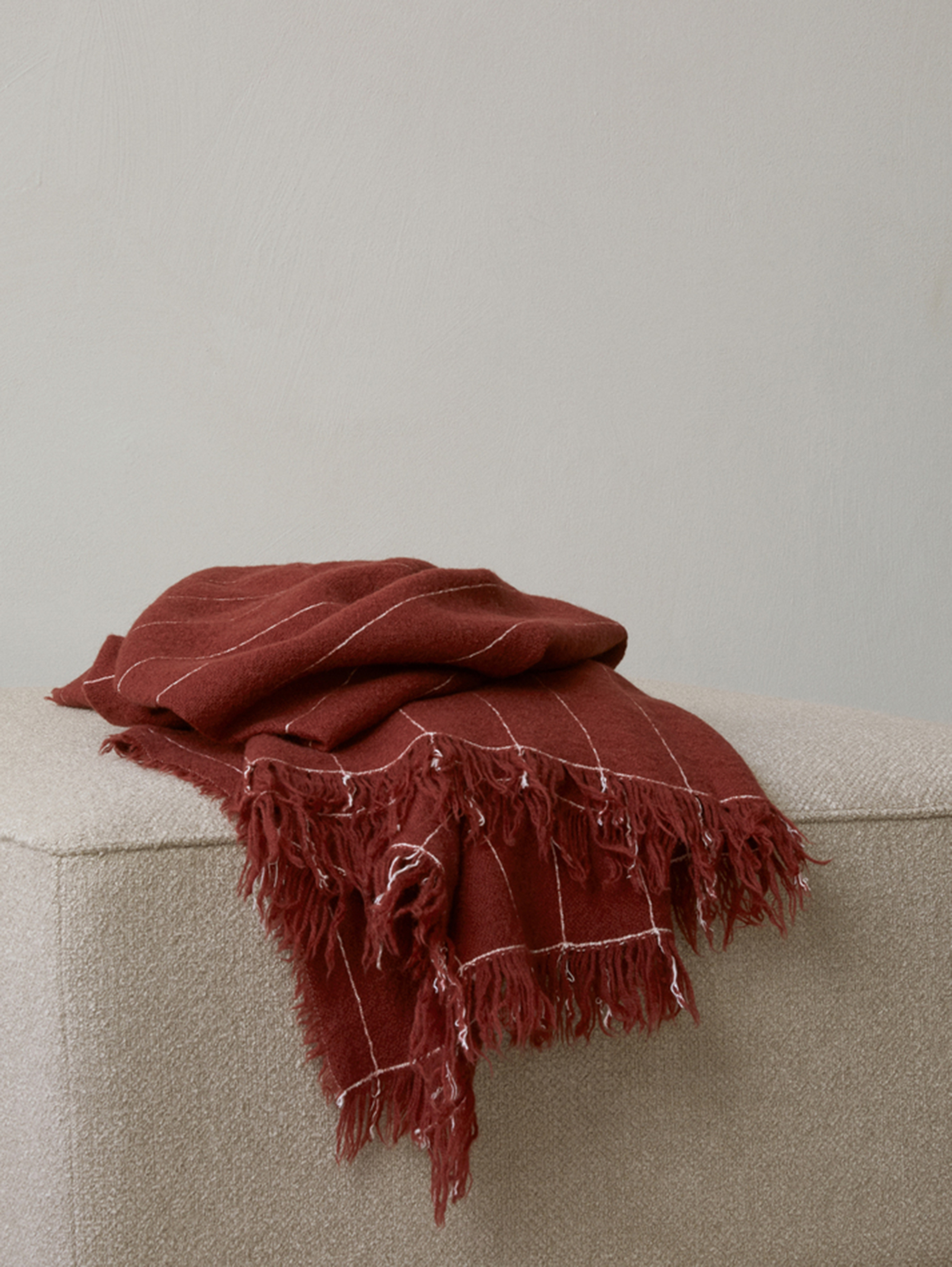 Battus Wolldecke 130x185 cm - Burnt Sienna