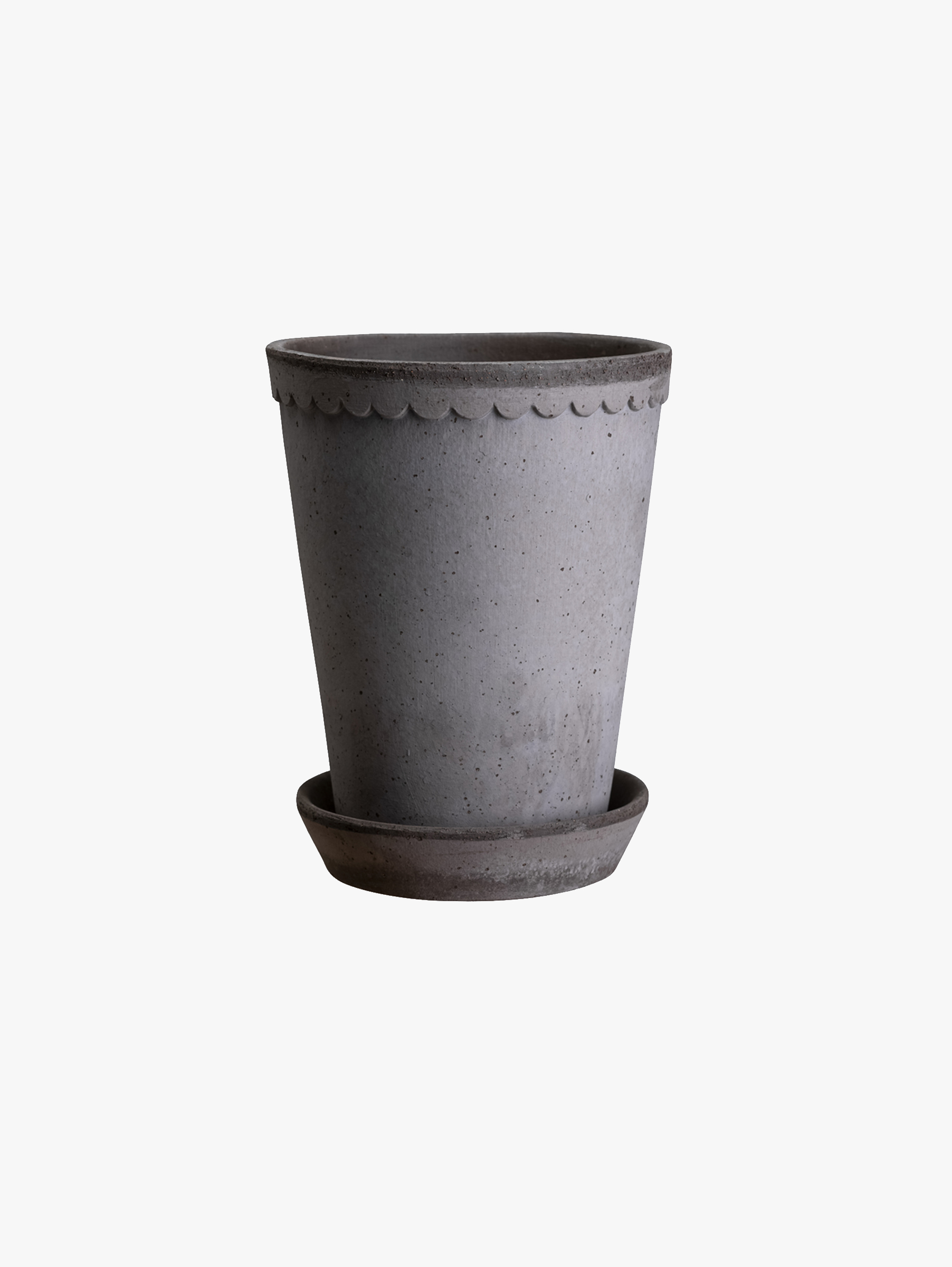 Helena Pflanztopf Raw Grau Ø 14 cm - Hoch Helena Pflanztopf Raw Grau Ø 14 cm - Hoch