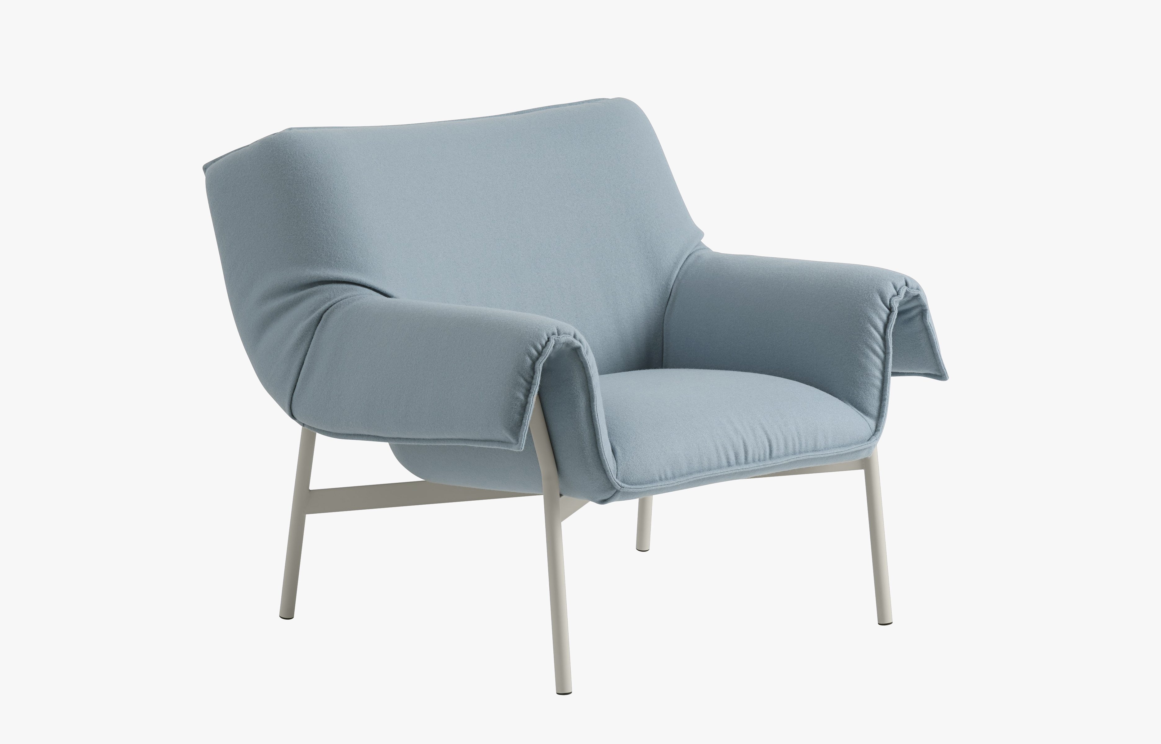 Wrap Lounge Sessel - Hero 152, Gestell Grau Wrap Lounge Sessel - Hero 152, Gestell Grau